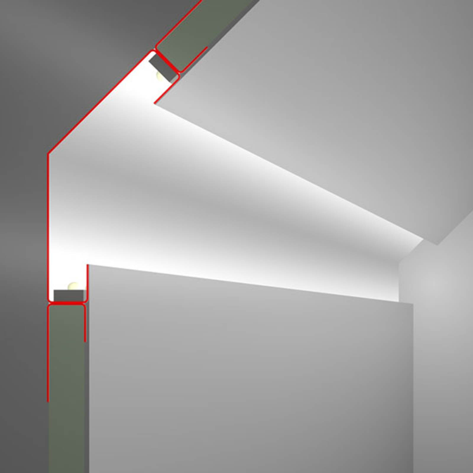 SNL száraz építési profil 40 mm-es látható szárral