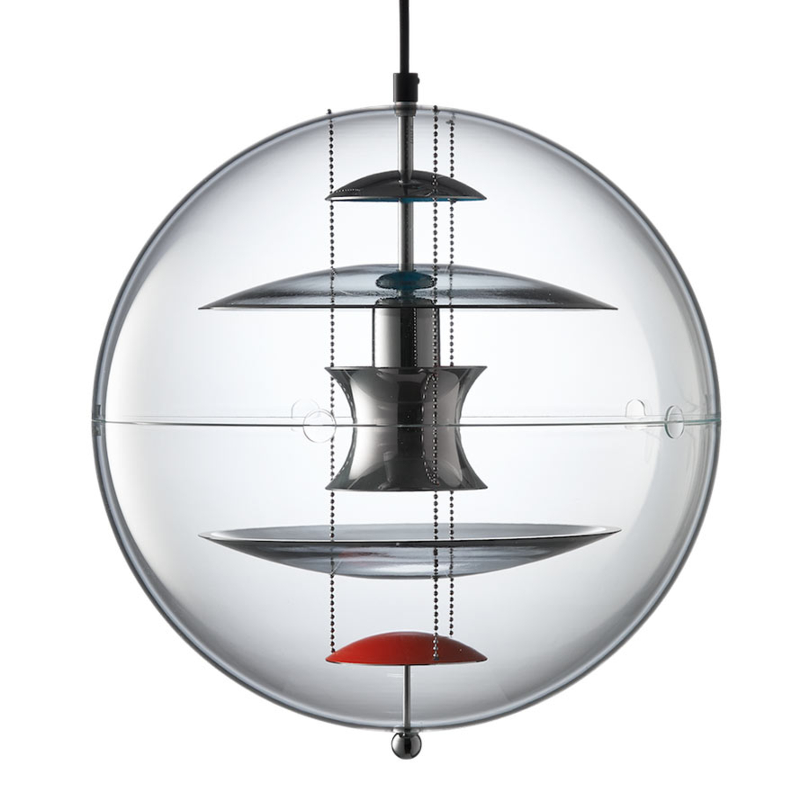 Lampada a sospensione in vetro colorato VERPAN Globe