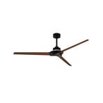 Brisa LED-Deckenventilator schwarz/holz DC leise - Mantra