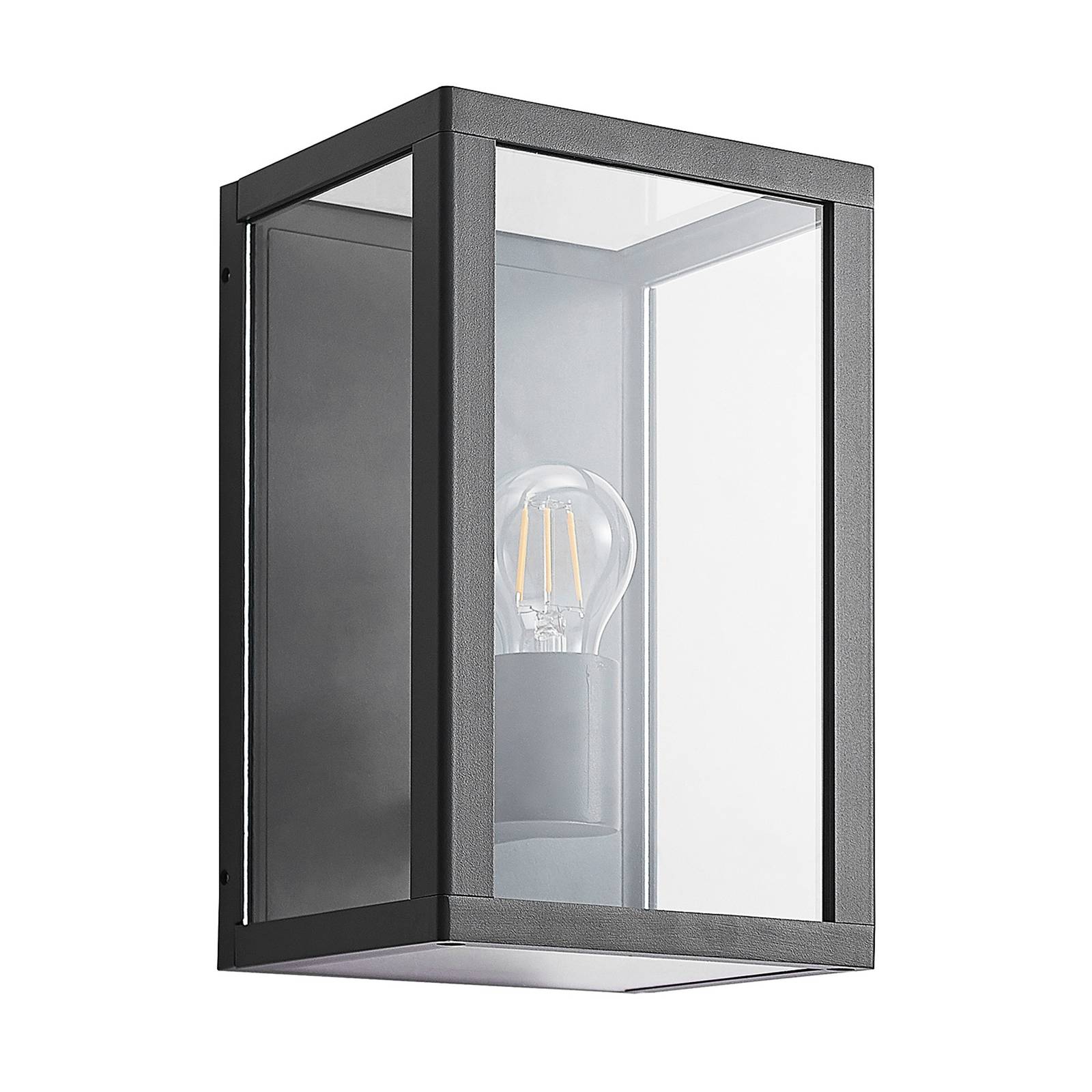 Lindby Outdoor Wall Light - dimmable - Modern - Silver
