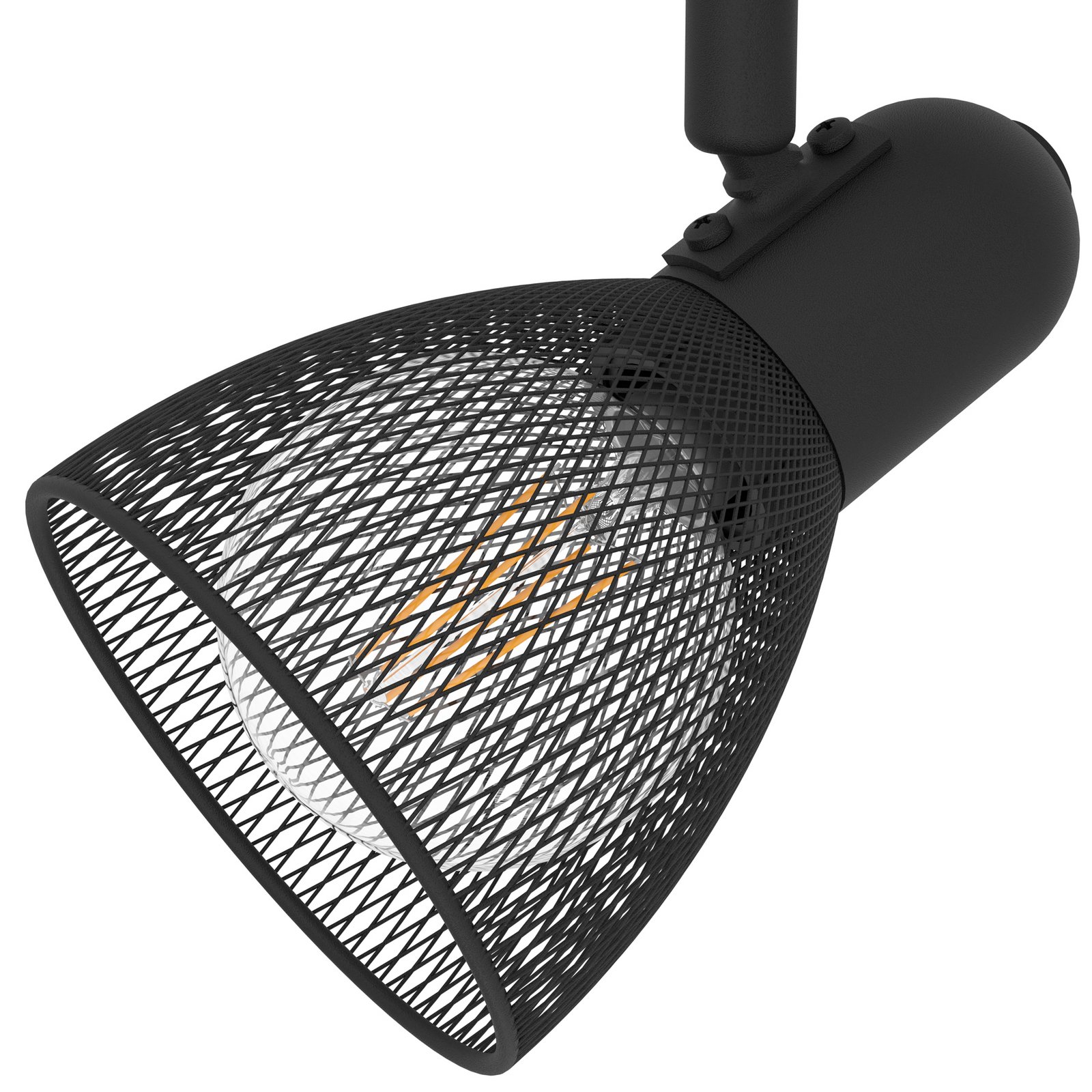 Deckenstrahler Corvigno, Länge 36,5 cm, schwarz, 2-flg.