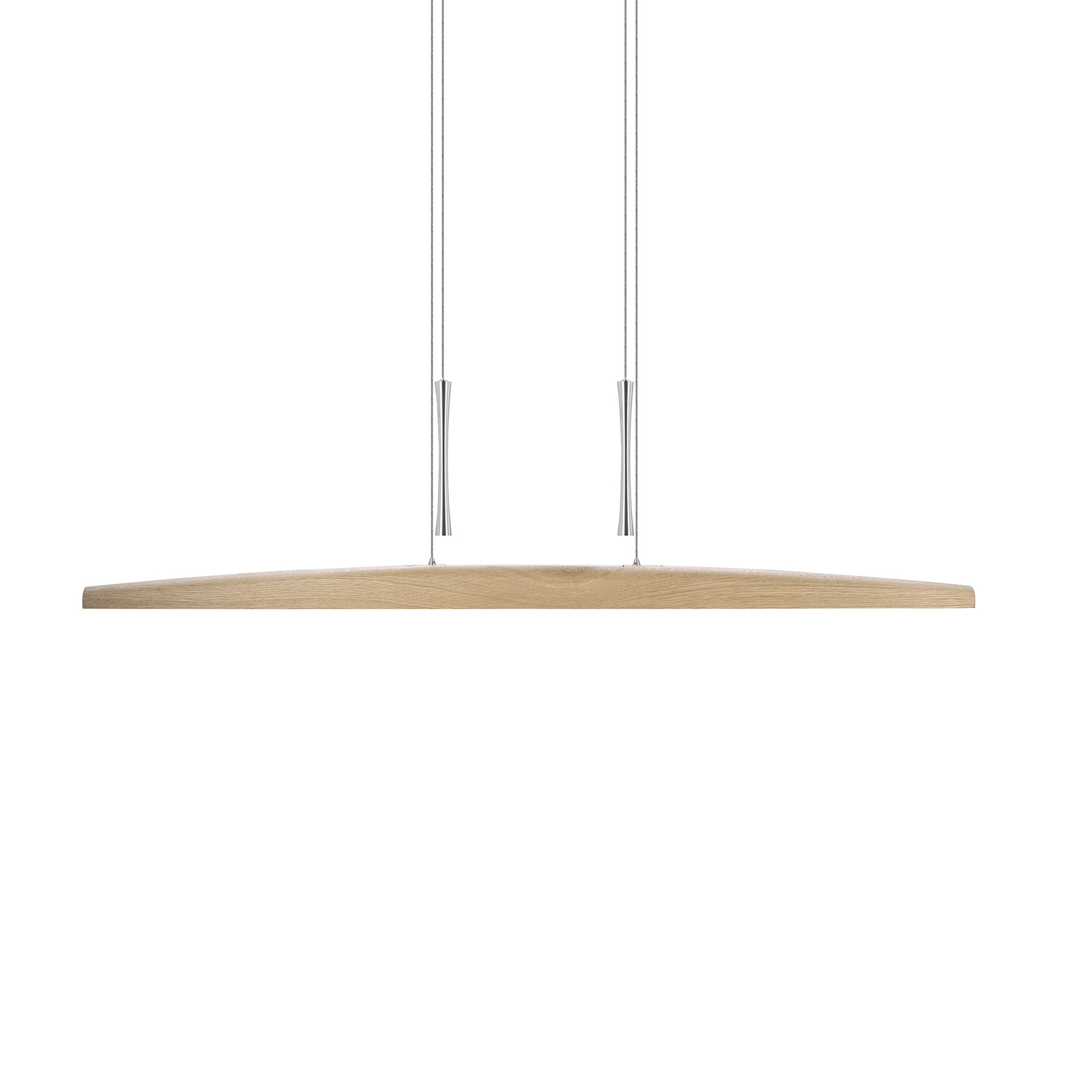 HerzBlut Arco LED hanglamp asteiche natur 130cm