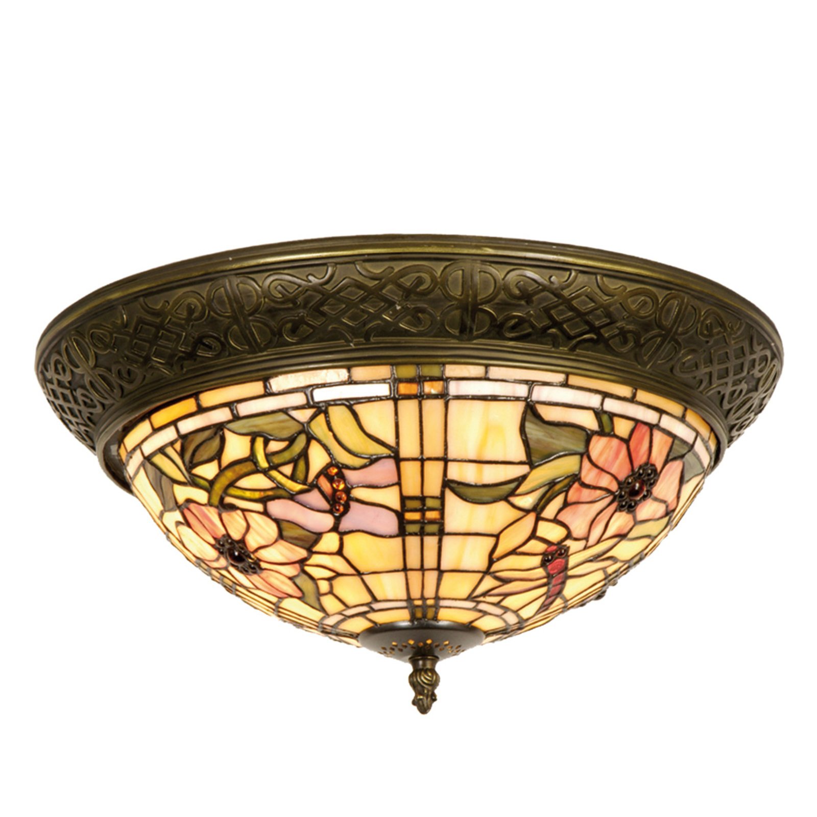 Mira - stropna svjetiljka u stilu Tiffany