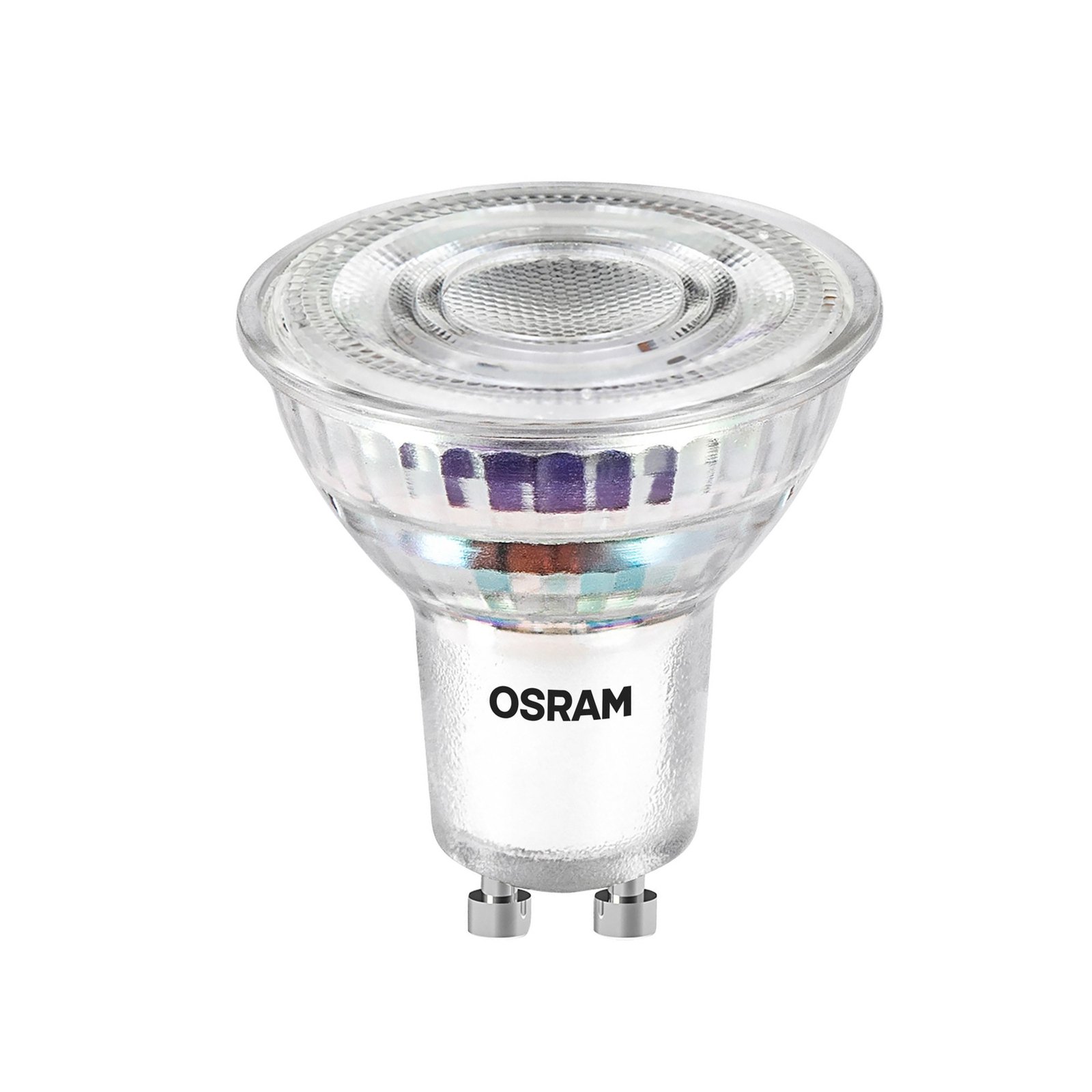 Source lumineuse LED OSRAM PAR16 réflecteur GU10 4,7W 100° 2.700K