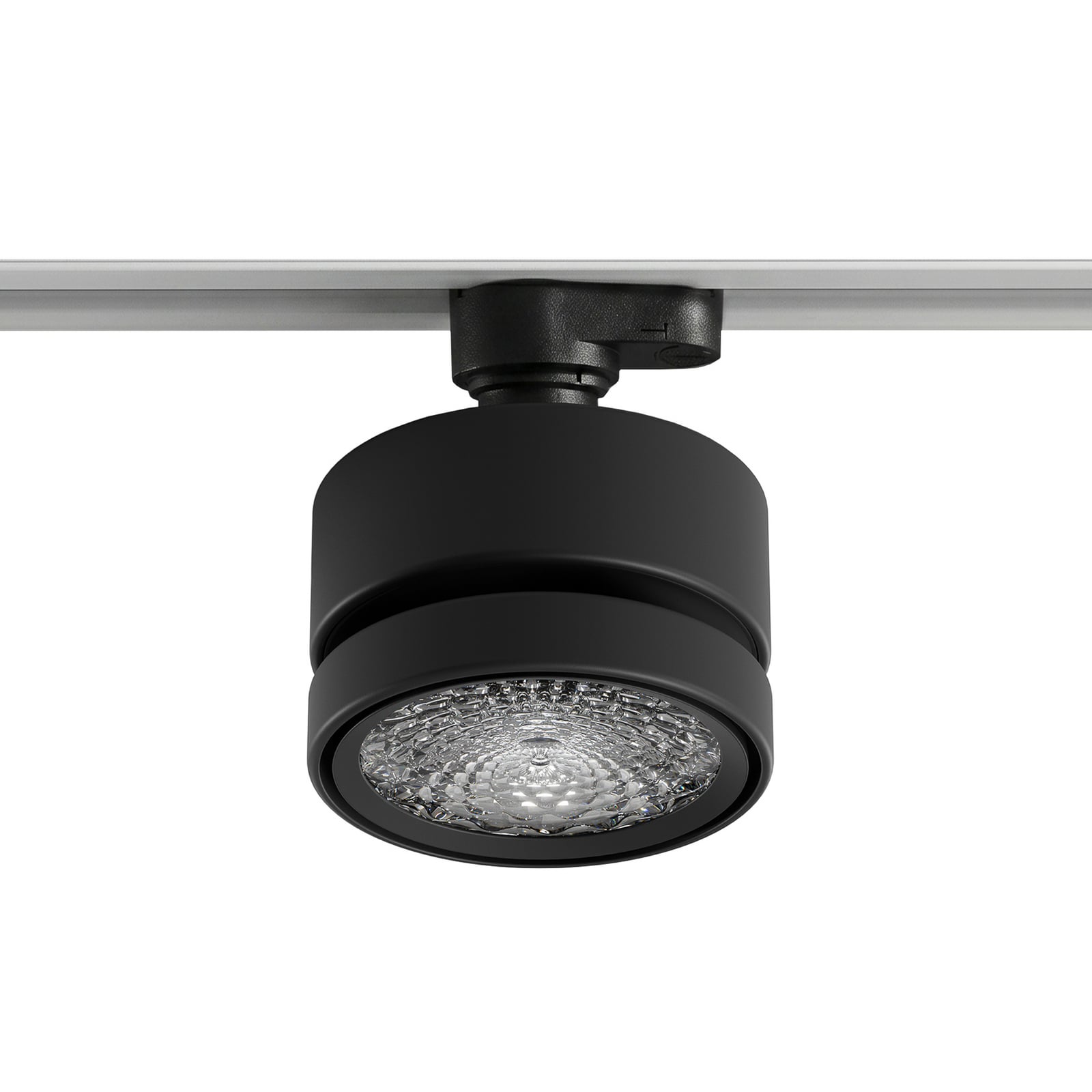 Adaptateur pour rail Nivo, noir, triphasé, en métal - Sigor