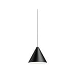 String Light Cone 12m Svart Soft Touch Dim - Flos