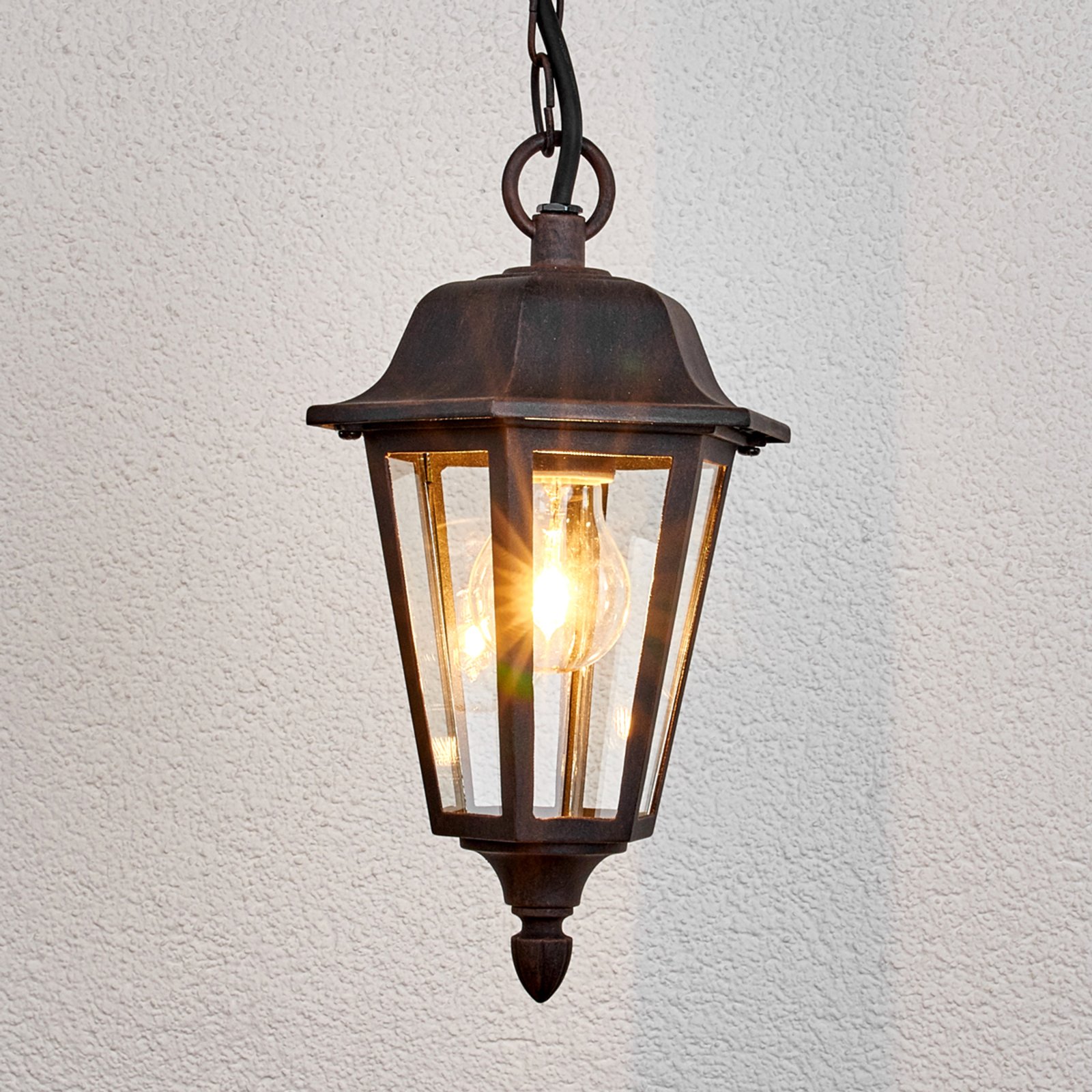 Outdoor hanging light Lamina in lantern form