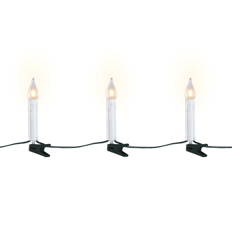 Innen-Lichterkette m. Windstoß-Kerzen 30fl 11,6m