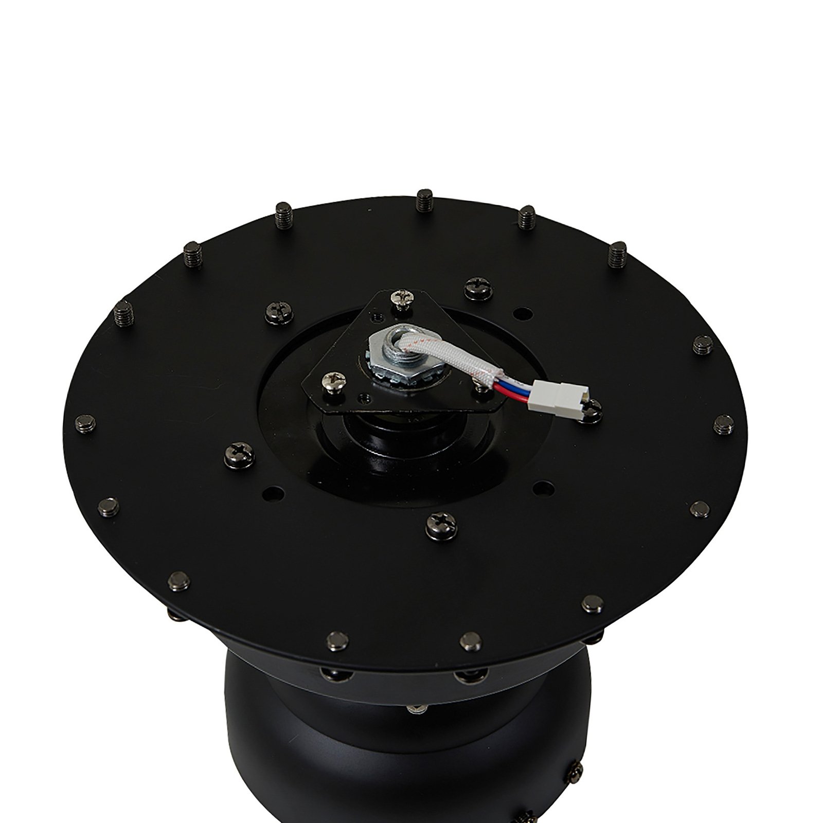 Lucande LED-Deckenventilator Omendo, schwarz, DC, leise, CCT