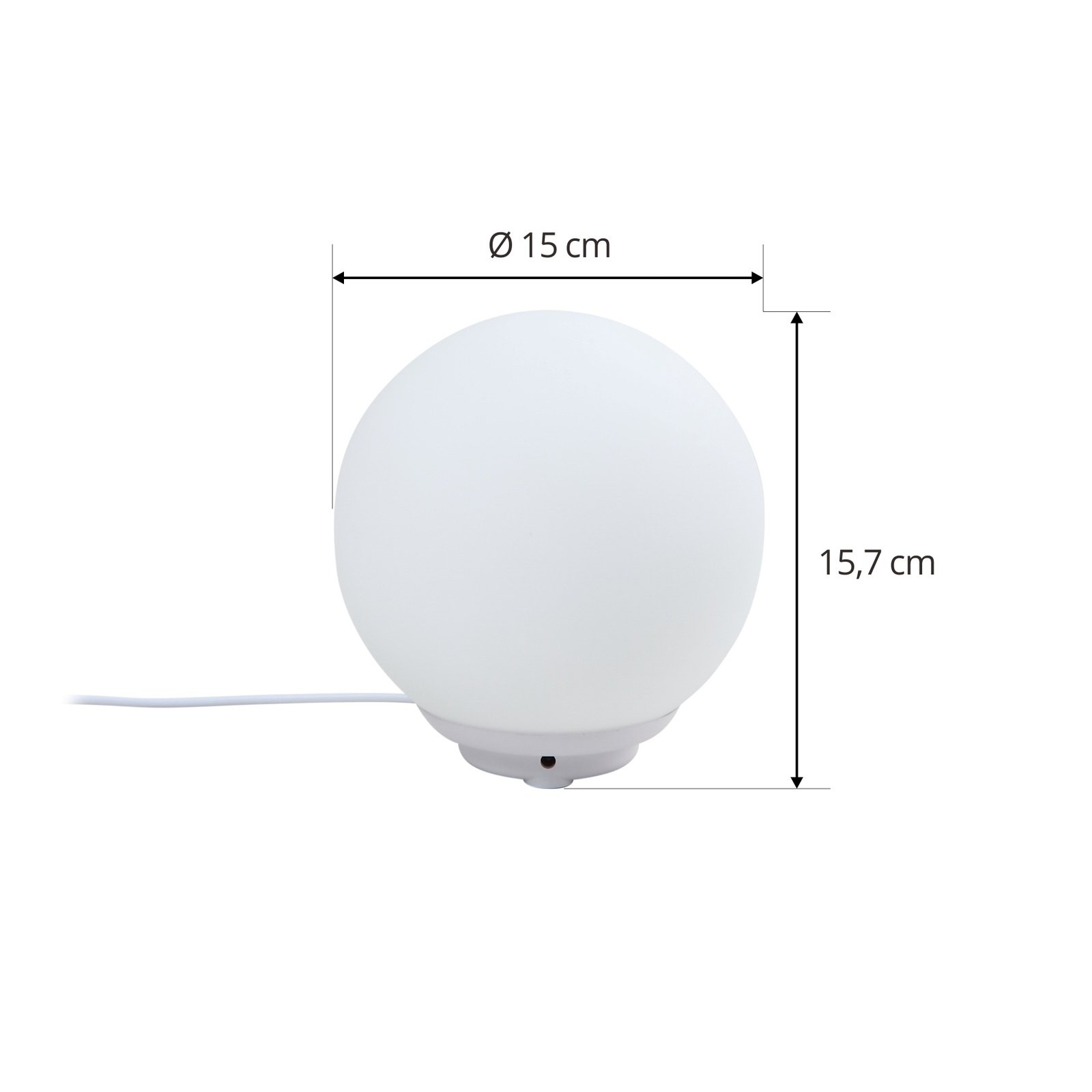 Cosmia LED Smart Table Lamp Dim. White - Lindby