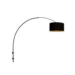 Стена лампа Sparkled Light черно/черно-златно изпъкване 175