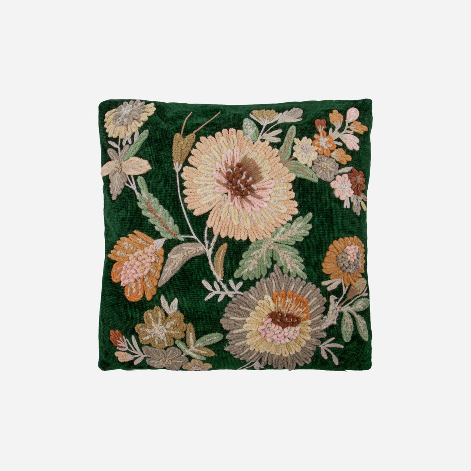 HDBota Kissenbezug, grün/bunt, 50 x 50 cm - House Doctor