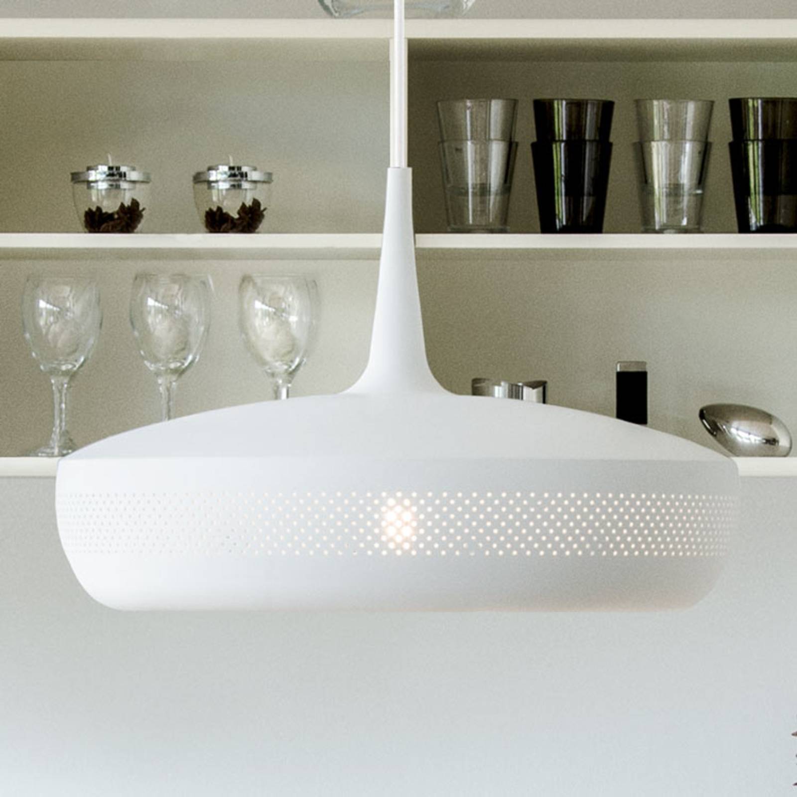 E-shop UMAGE Clava Dine závesná lampa v bielej