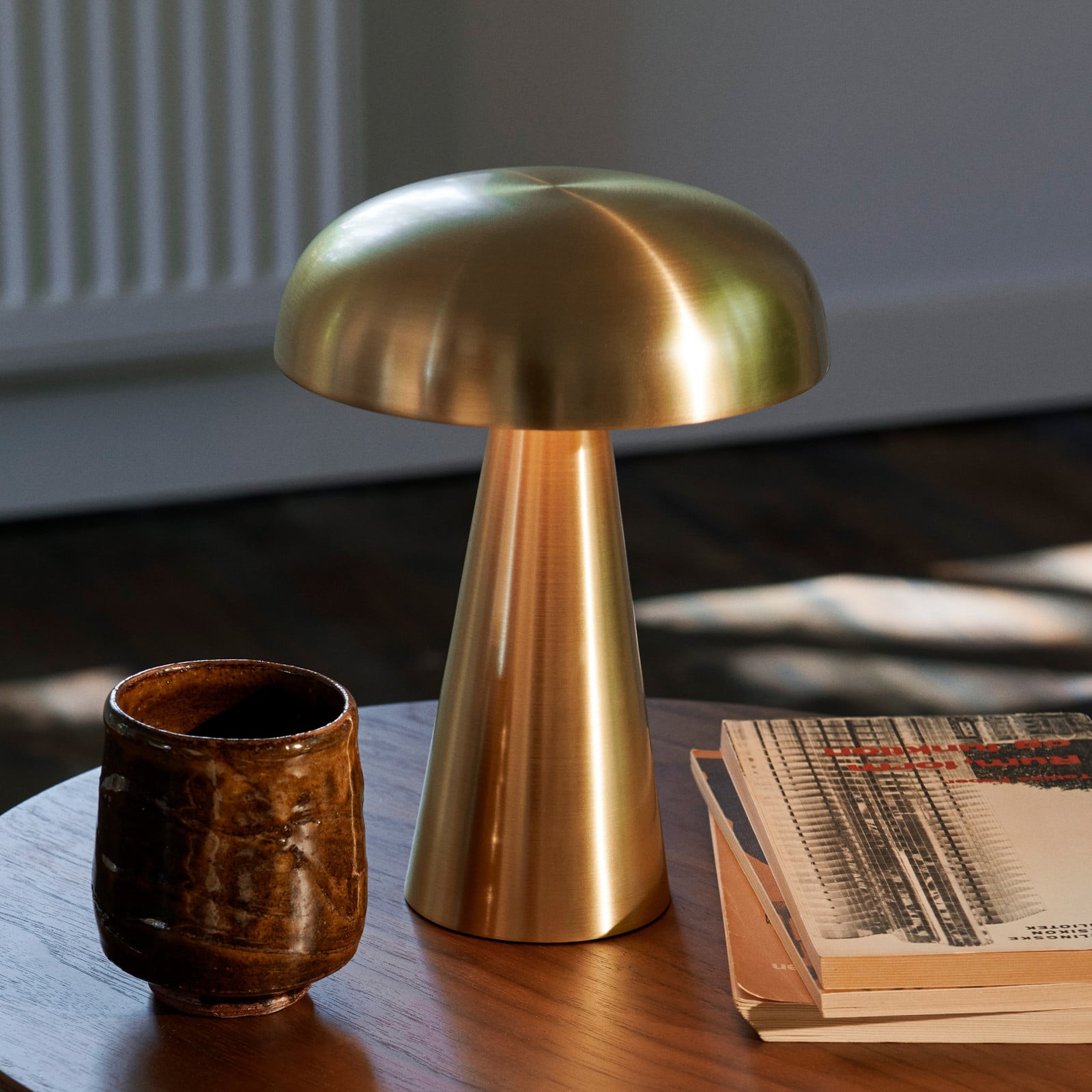 Como SC53 Bærbar bordlampe Messing &Tradition - Stue - Design - Metal - Med skærm