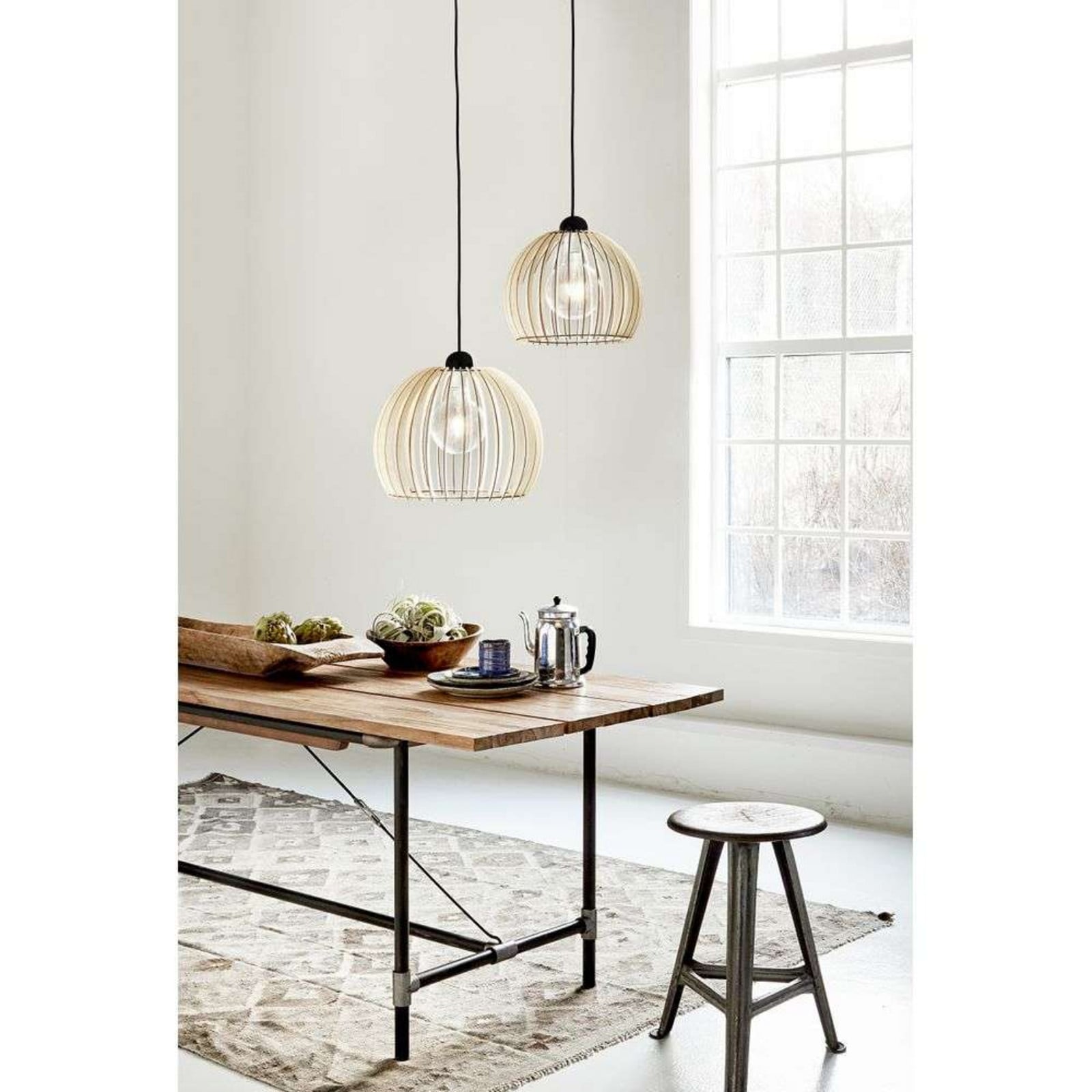 Chino 30 Taklampa Wood Nordlux - Vardagsrum - Tr&auml;