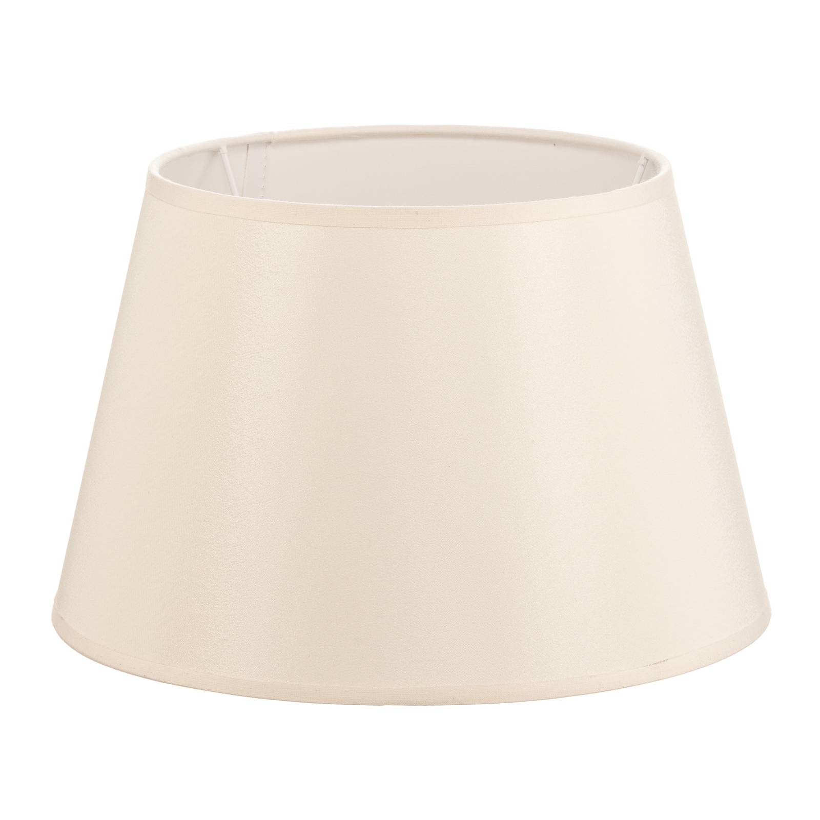 Cone lámpaernyő 18 cm, ekrü/fehér festett vászon