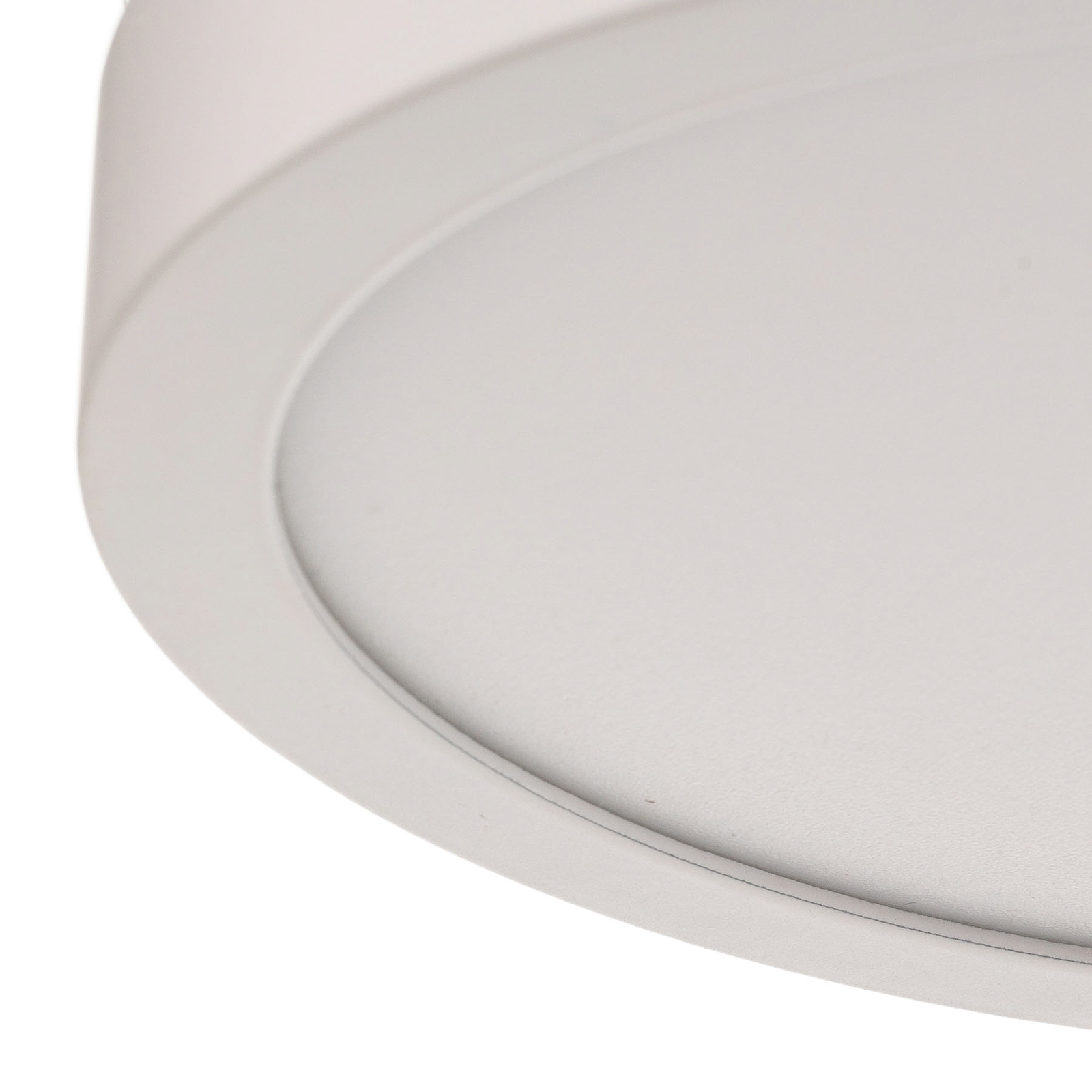 LED stropna svjetiljka Vika, okrugla, bijela, Ø 18cm