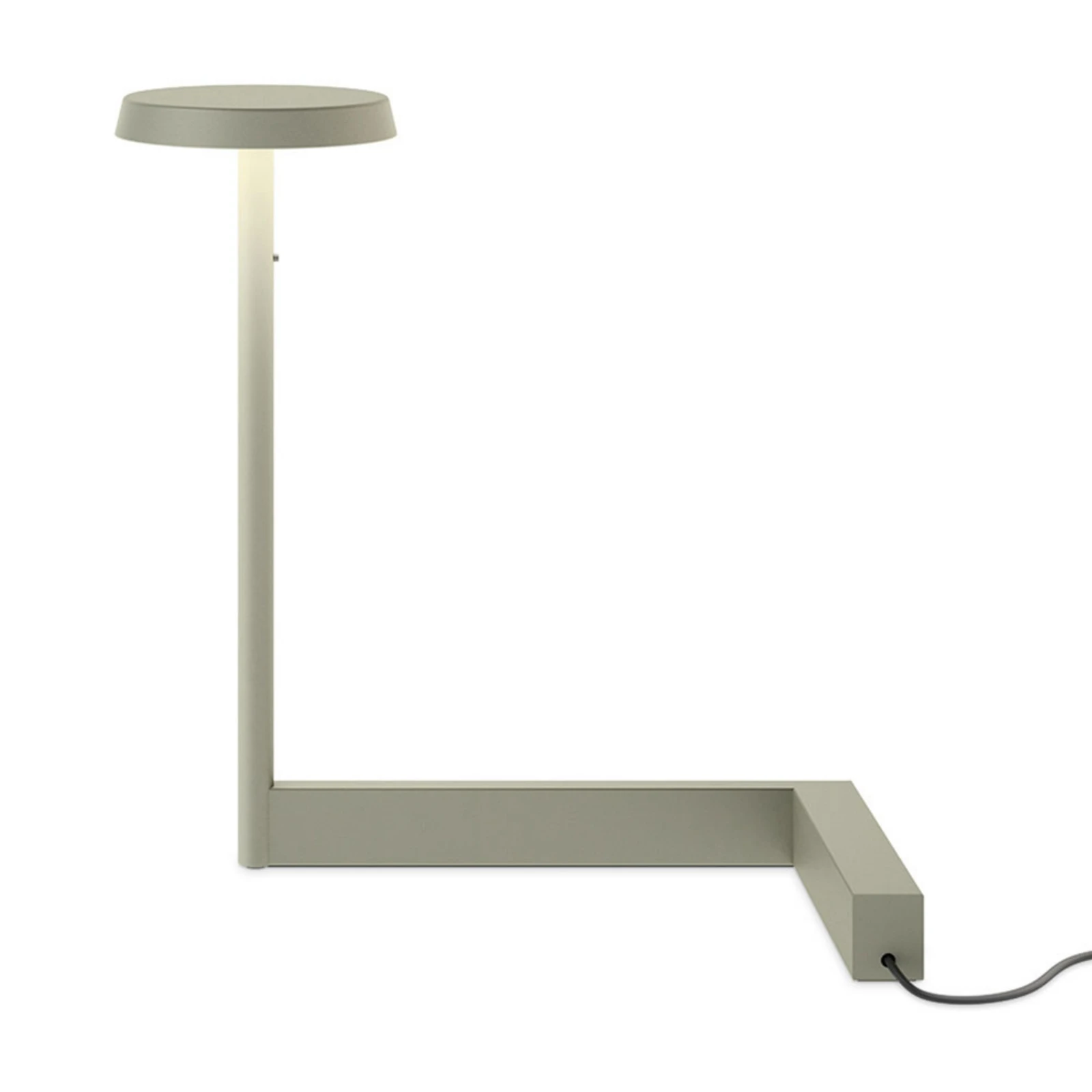 Vibia Плоска LED настолна лампа с височина 30 cm зелена L1