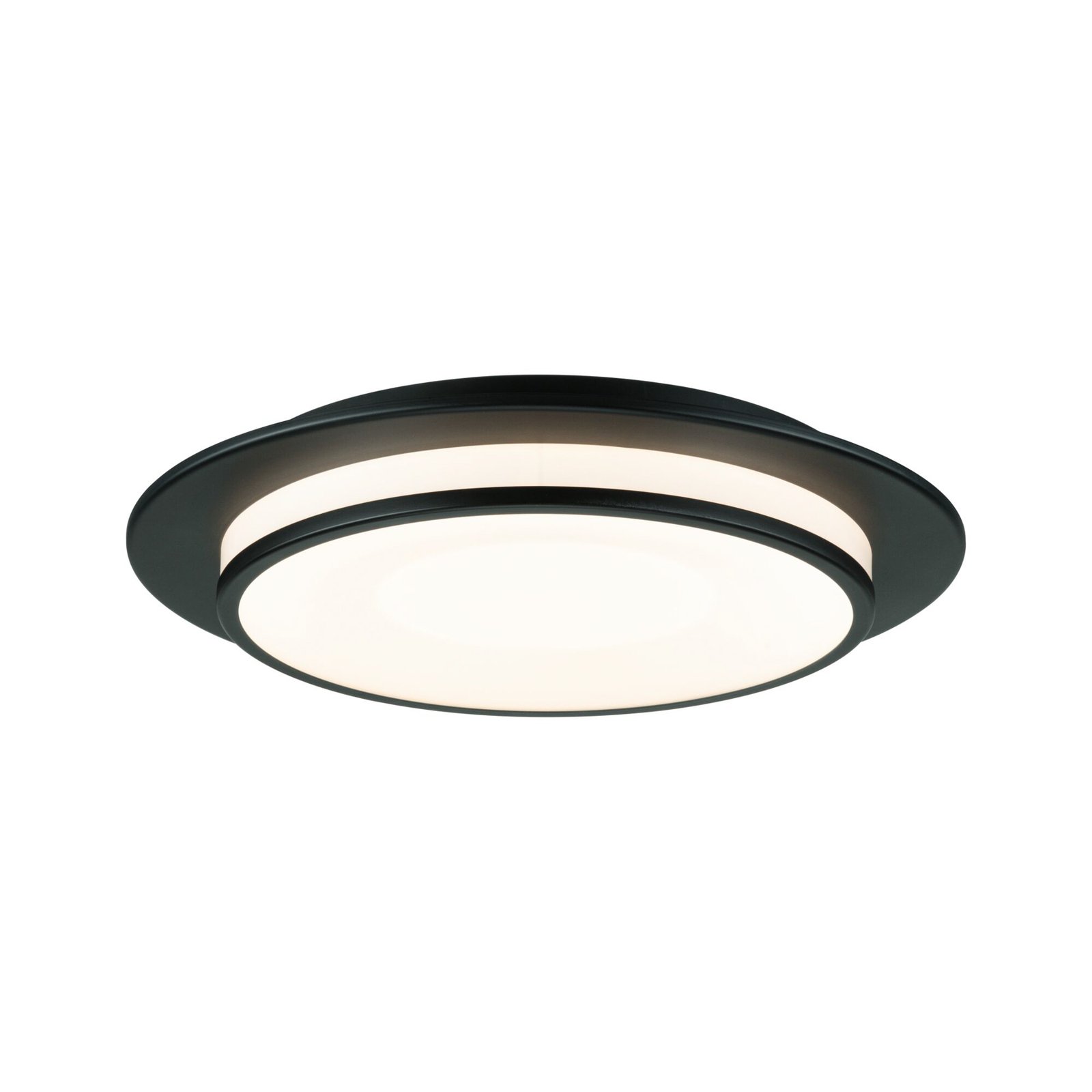 Paulmann Egron LED ceiling lamp 3-level dim black