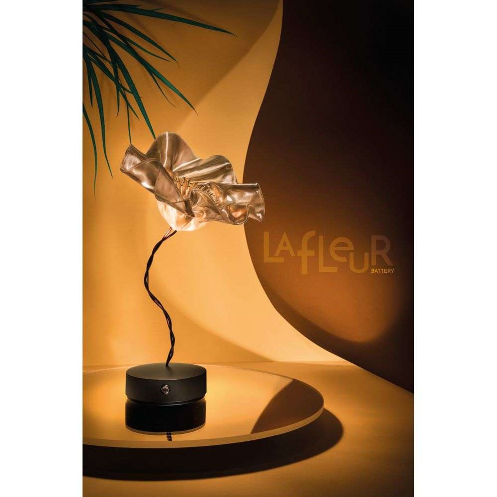 Lafleur Battery Lampă de Masă Black/Golden - Slamp