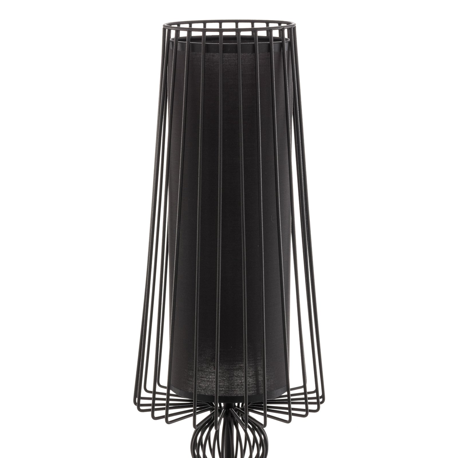 Stolová lampa Aveiro L z kovu výška 78 cm čierna