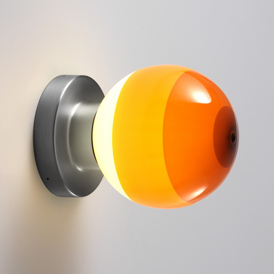 MARSET LED-Wandlampe Dipping Light A2, orange/grau