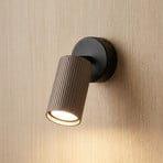 Downlight Tune, 1 lyskilde, brun, metall, Ø 15 cm, GU10