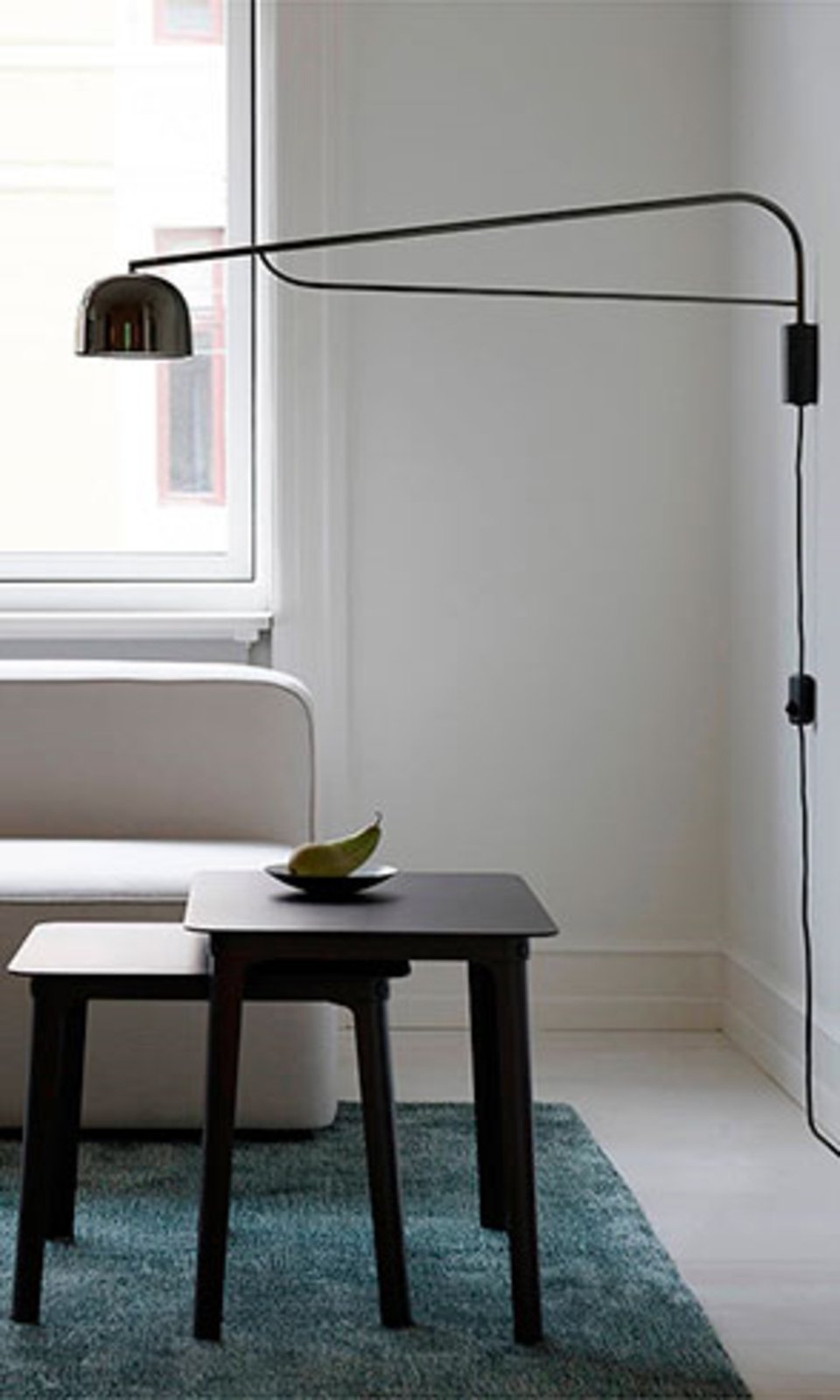 Grant Aplică de Perete 111 cm Black - Normann Copenhagen