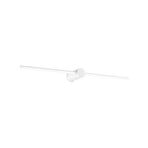 Ideal Lux LED bathroom wall light Filo white width 75 cm, metal