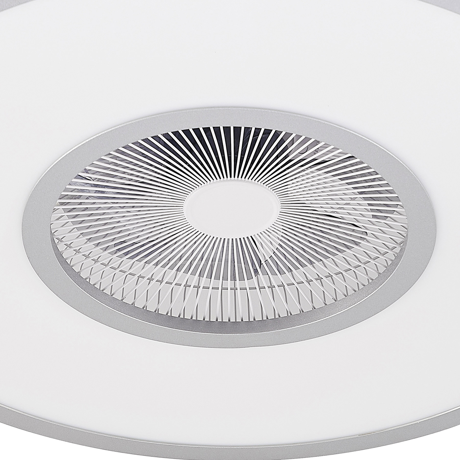 Lindby LED stropní ventilátor Romea, kulatý, DC, tichý, 60 cm