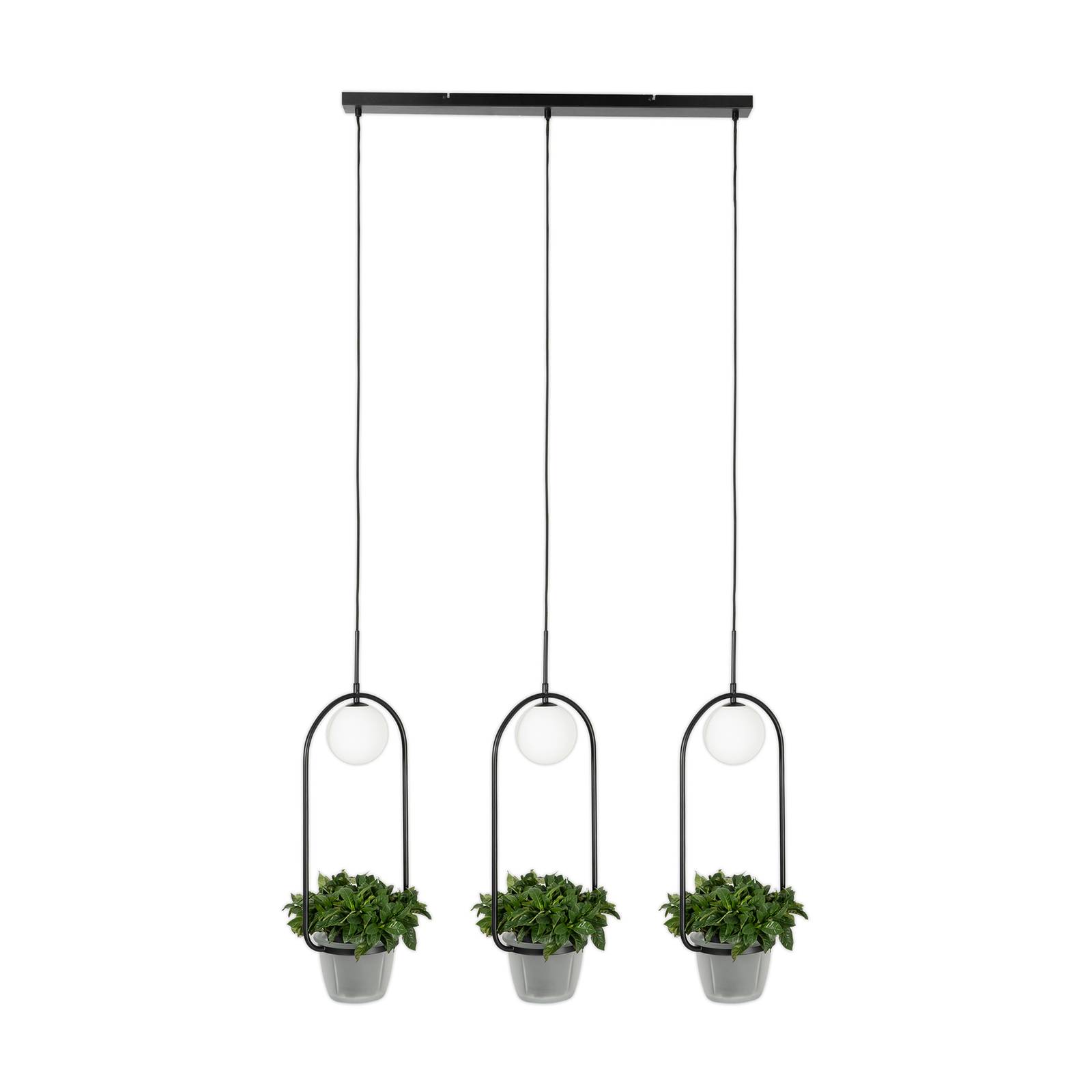 Hängeleuchte - Wohn- / Esszimmer - Pendelleuchte - Modern - dimmbar - schwarz - Sonstige Metalle - Lindby Orna