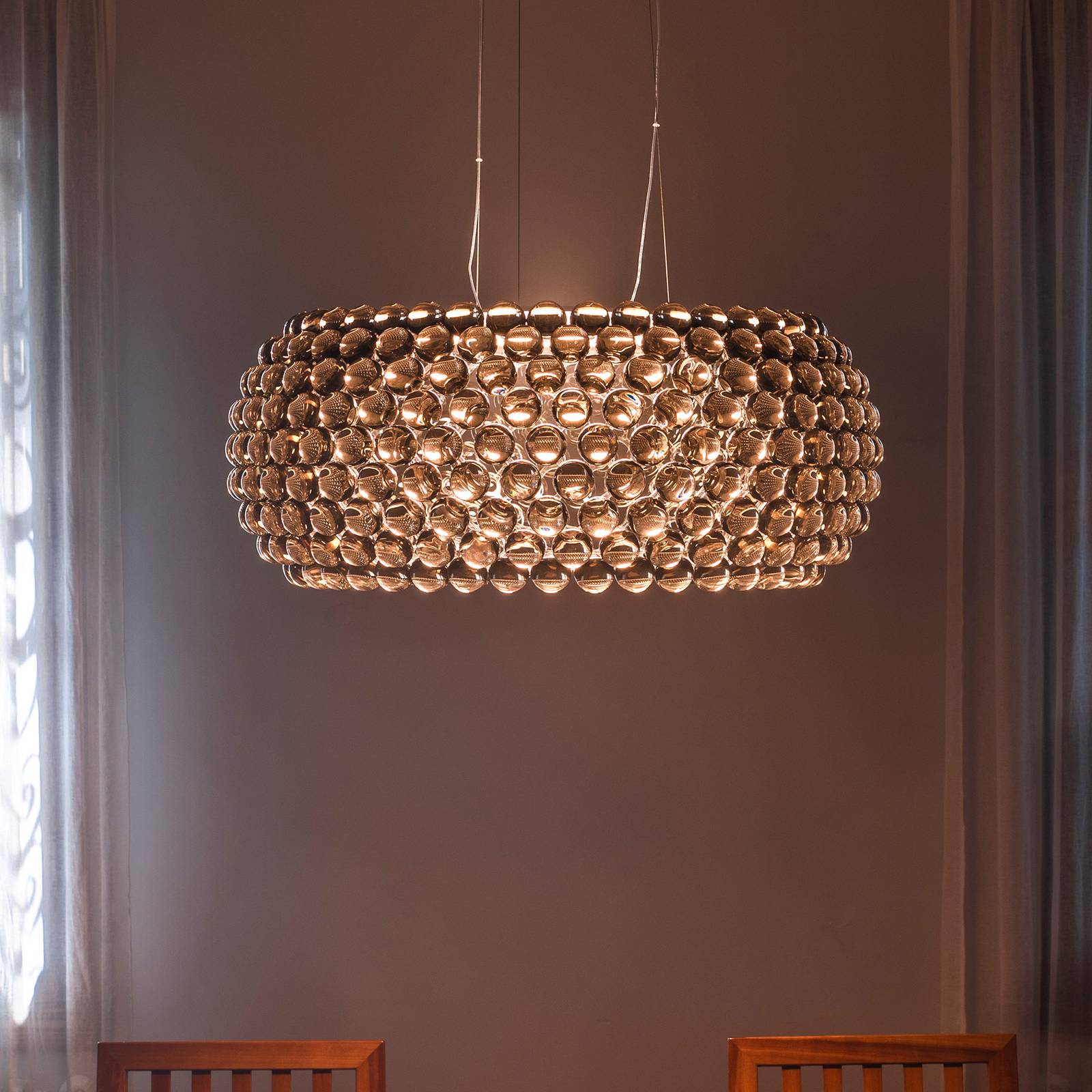 Foscarini MyLight Caboche Plus grande CCT, číra