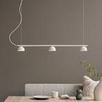 Northern Blush LED pendant light, 3-bulb.