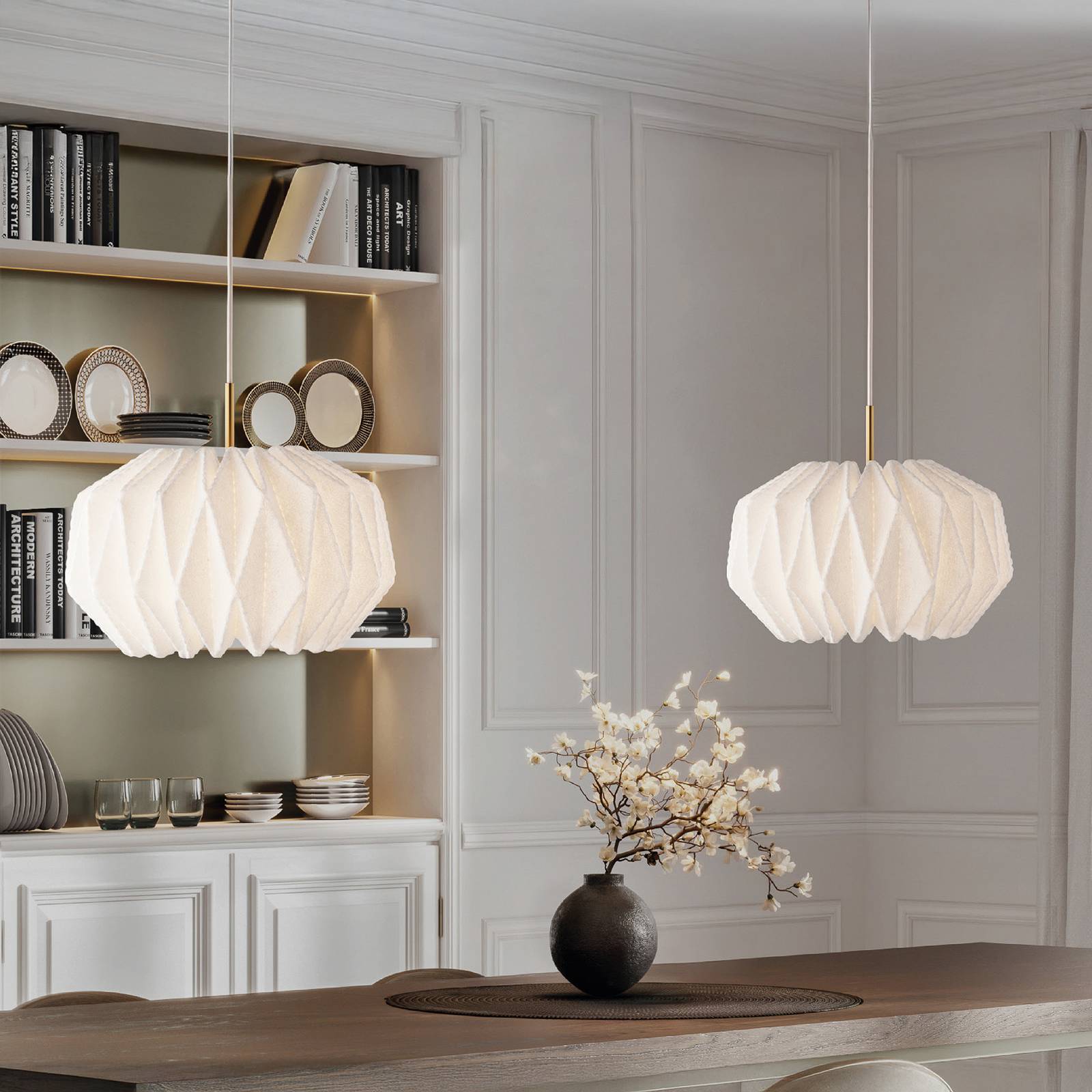  Le Klint Le Klint Hängeleuchte Softly Pleated I, ø 42 Cm, Weiß, Filz 
