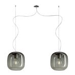 Casablanca Murea hanging lamp 2-bulb graphite