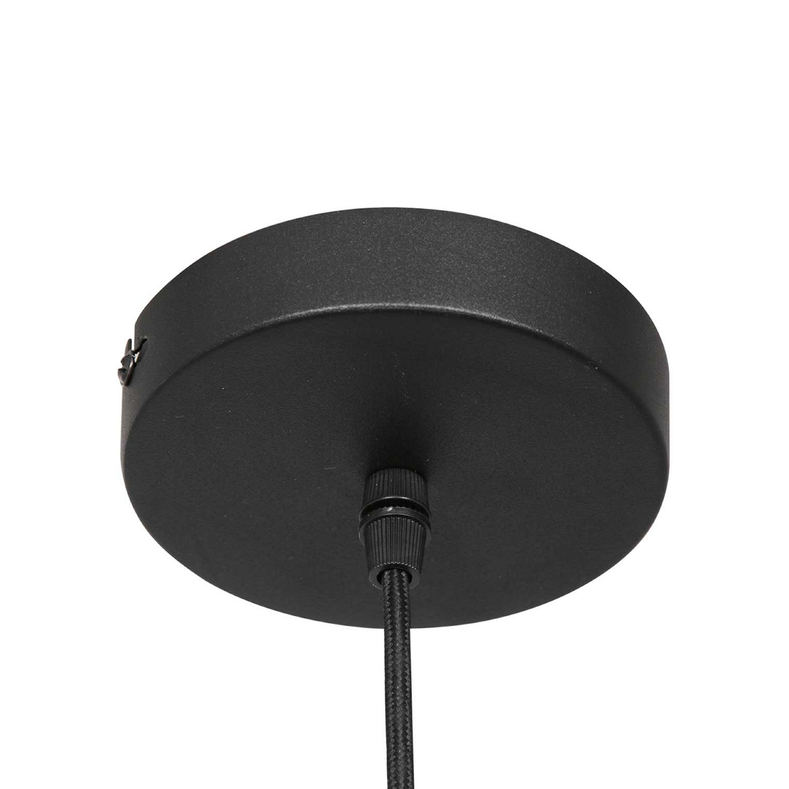 Lampada LED a sospensione Glimsy, Ø 22 cm nero/vetro grigio fumo