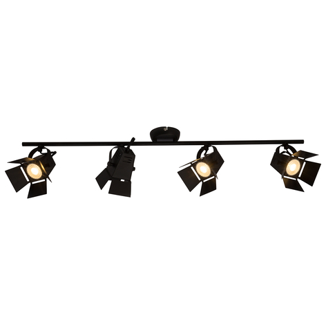 Movie - moderne LED spot taklampe, svart