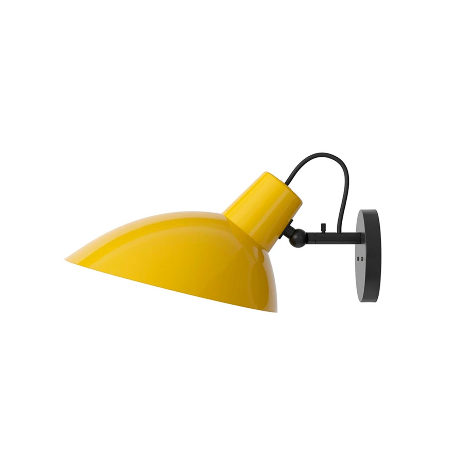 VV Cinquanta Wall Lamp Black/Yellow - Astep