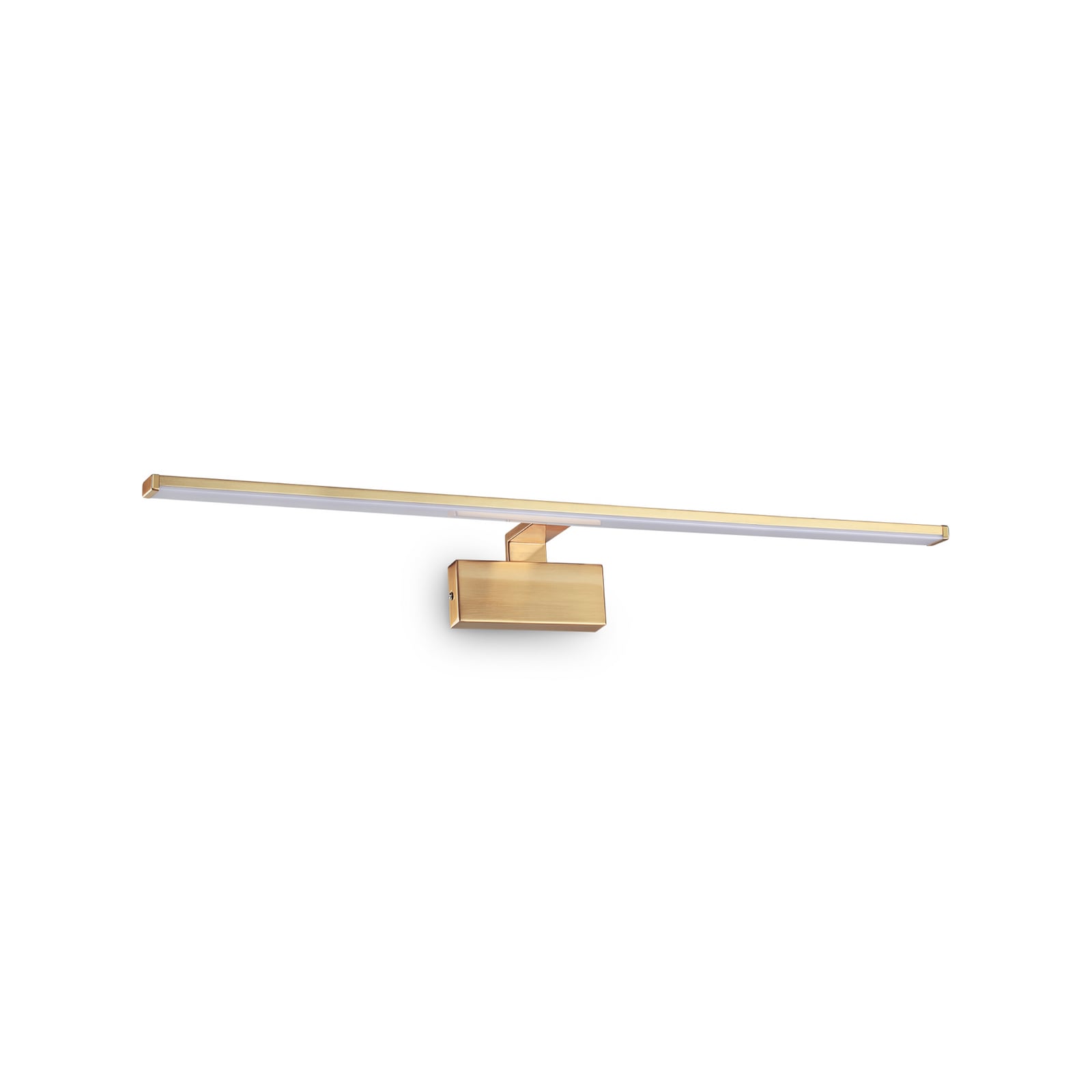 Nástenné svetlo IDEAL LUX LED Alma z mosadze, šírka 81 cm