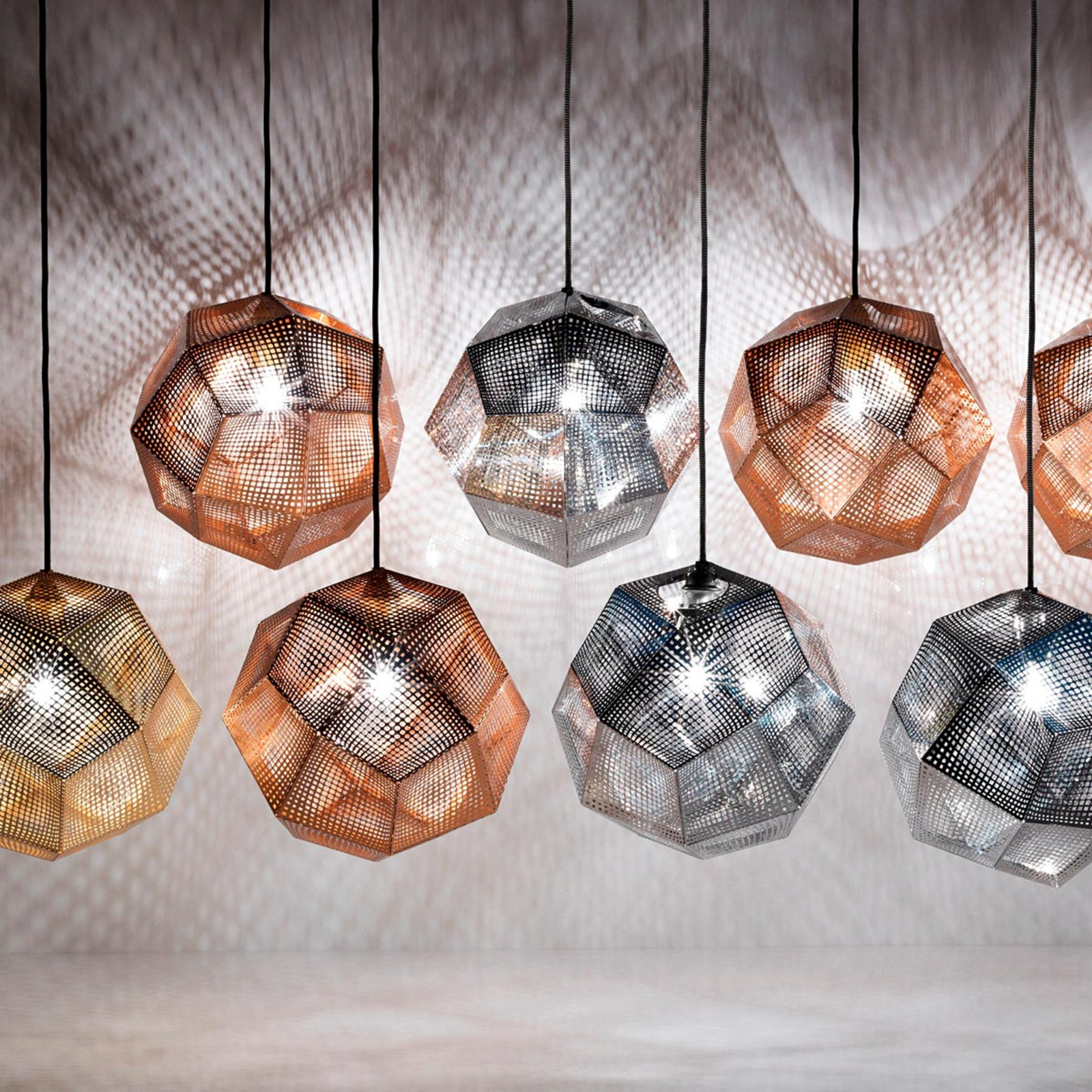 Tom Dixon Etch - geometrische Hängelampe