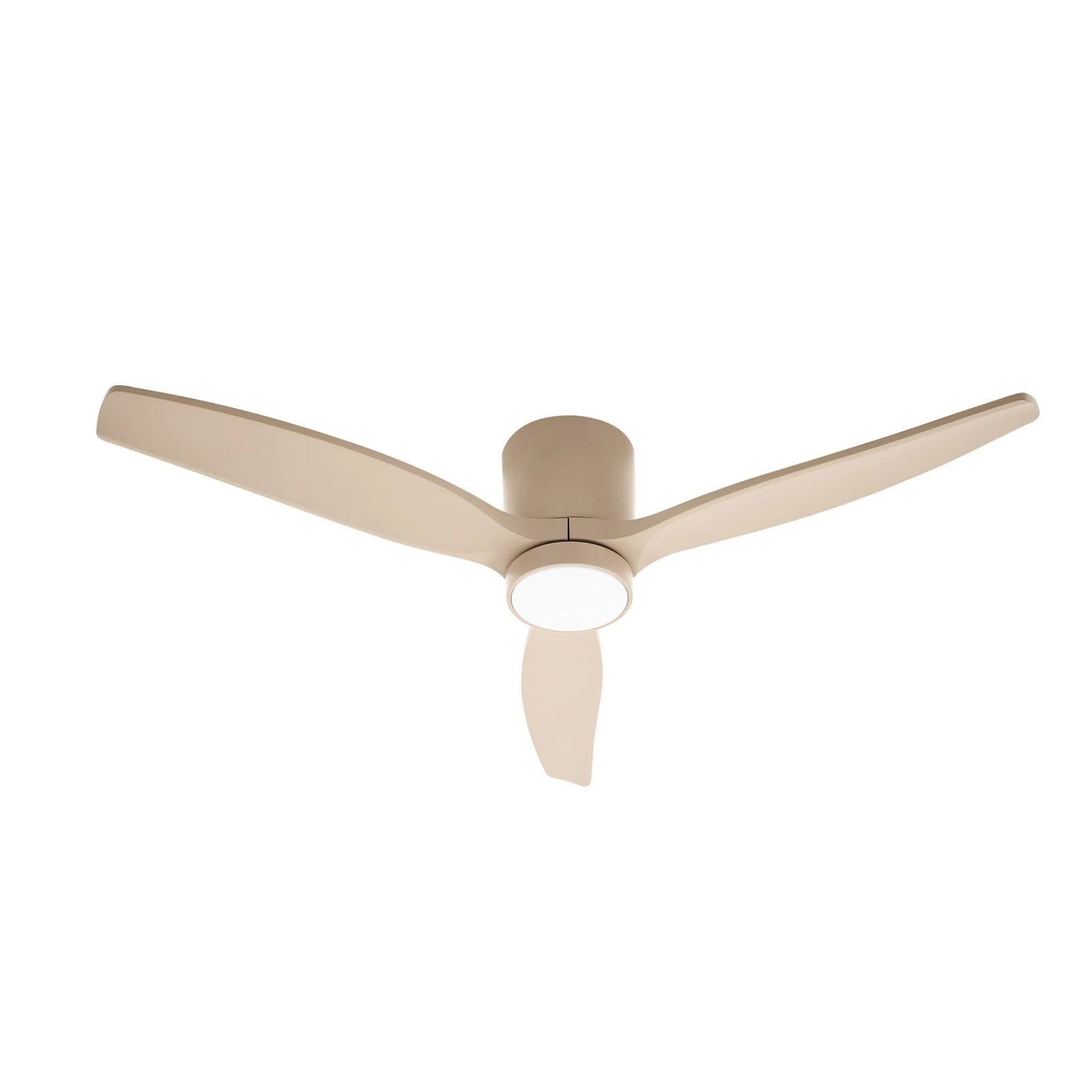 Lucande LED mennyezeti ventilátor Sorin, bézs, DC, csendes, IP44
