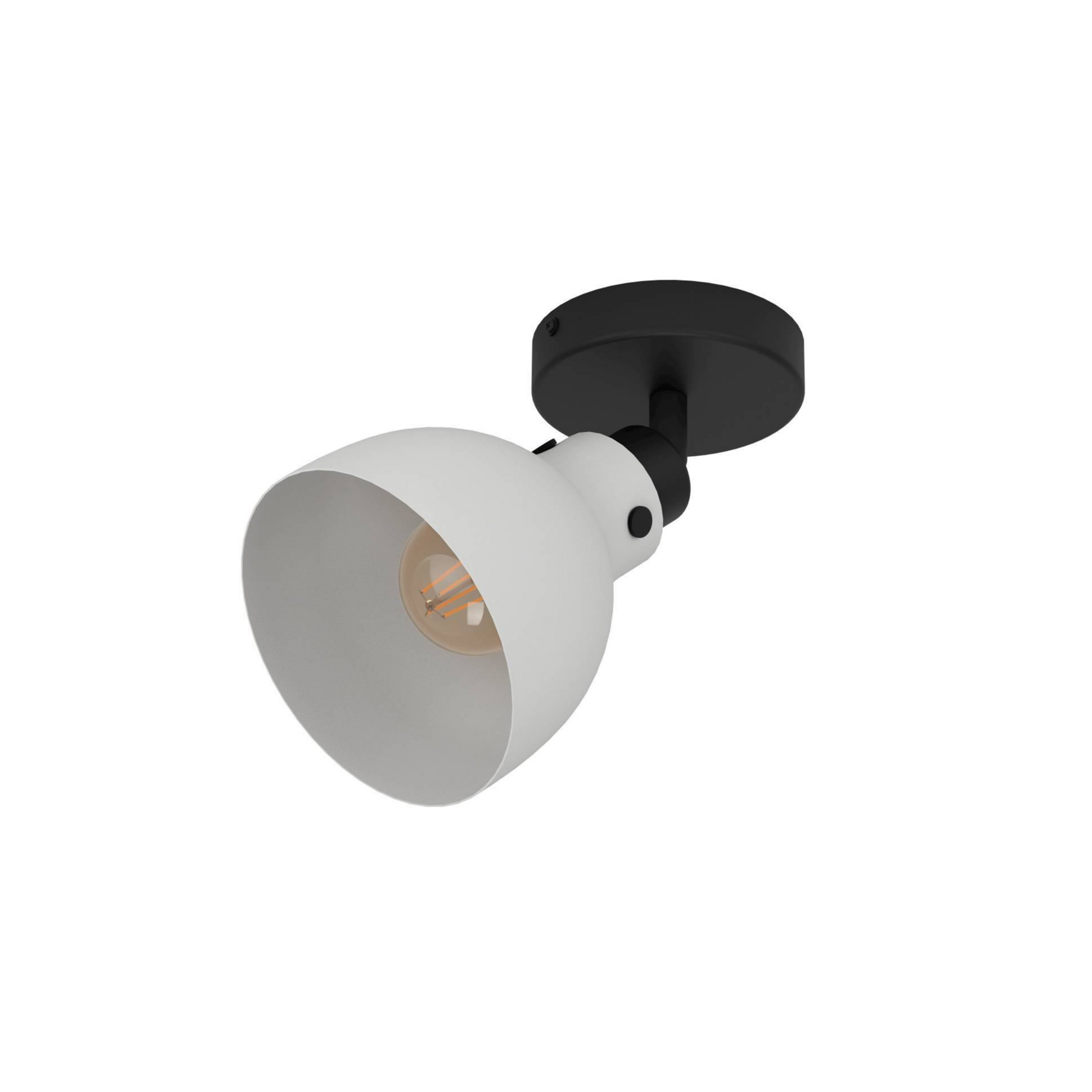 Deckenstrahler Matlock, Länge 24,5 cm, grau/schwarz, Stahl