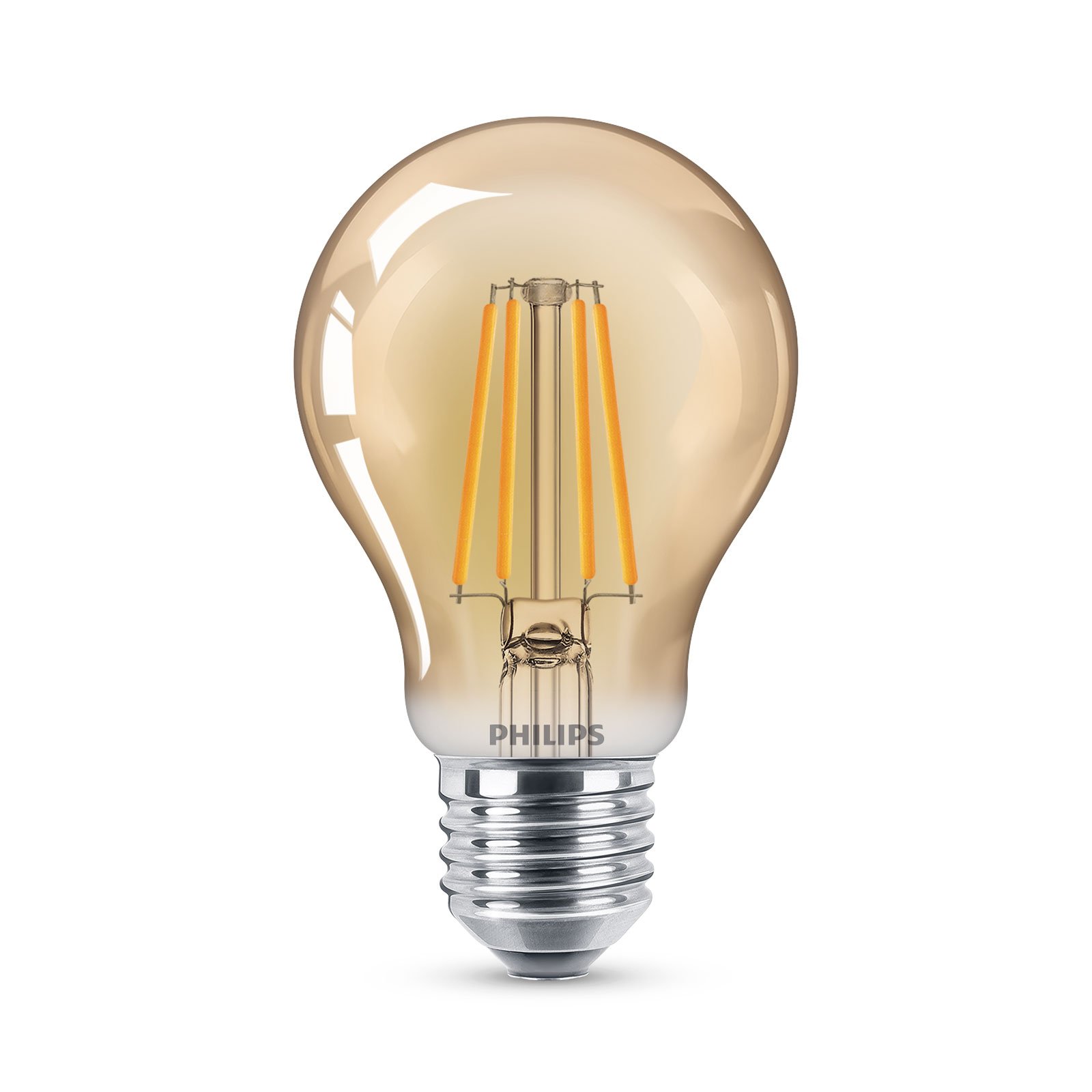 Philips filament LED bulb E27 A60 4 W 2,500 K