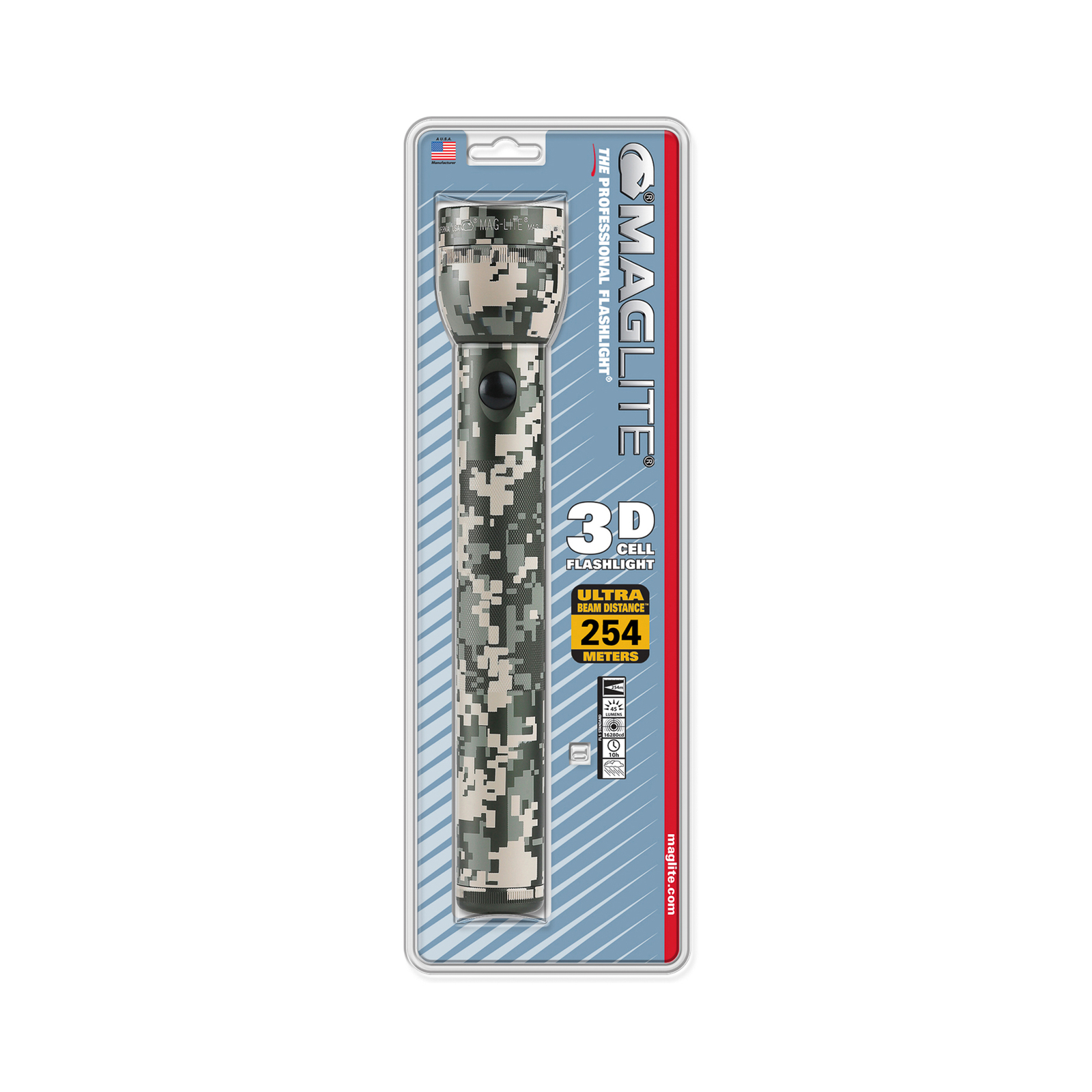 Maglite Xenon torch S3DMR, 3-Cell D, camouflage