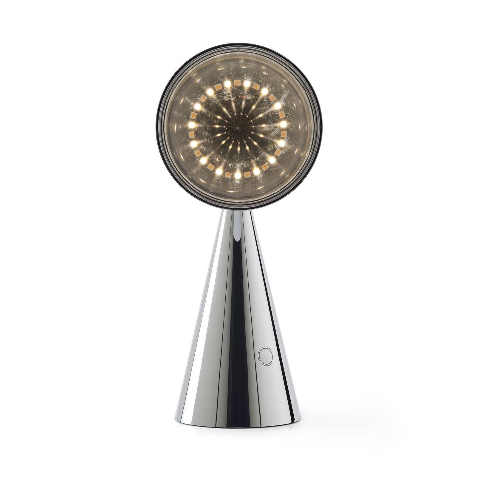 Tom Dixon lampa stołowa LED Pose, kolor srebrny, wysokość 25 cm