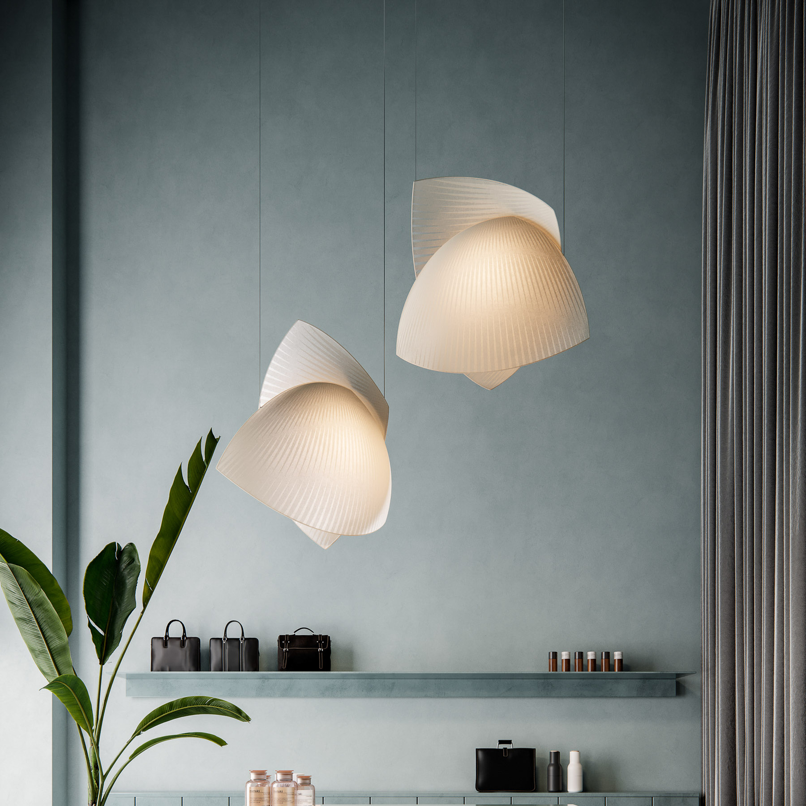 LEDSC4 Voiles LEDHängelampe 95x70cm dimmbar DALI Lampenwelt.de