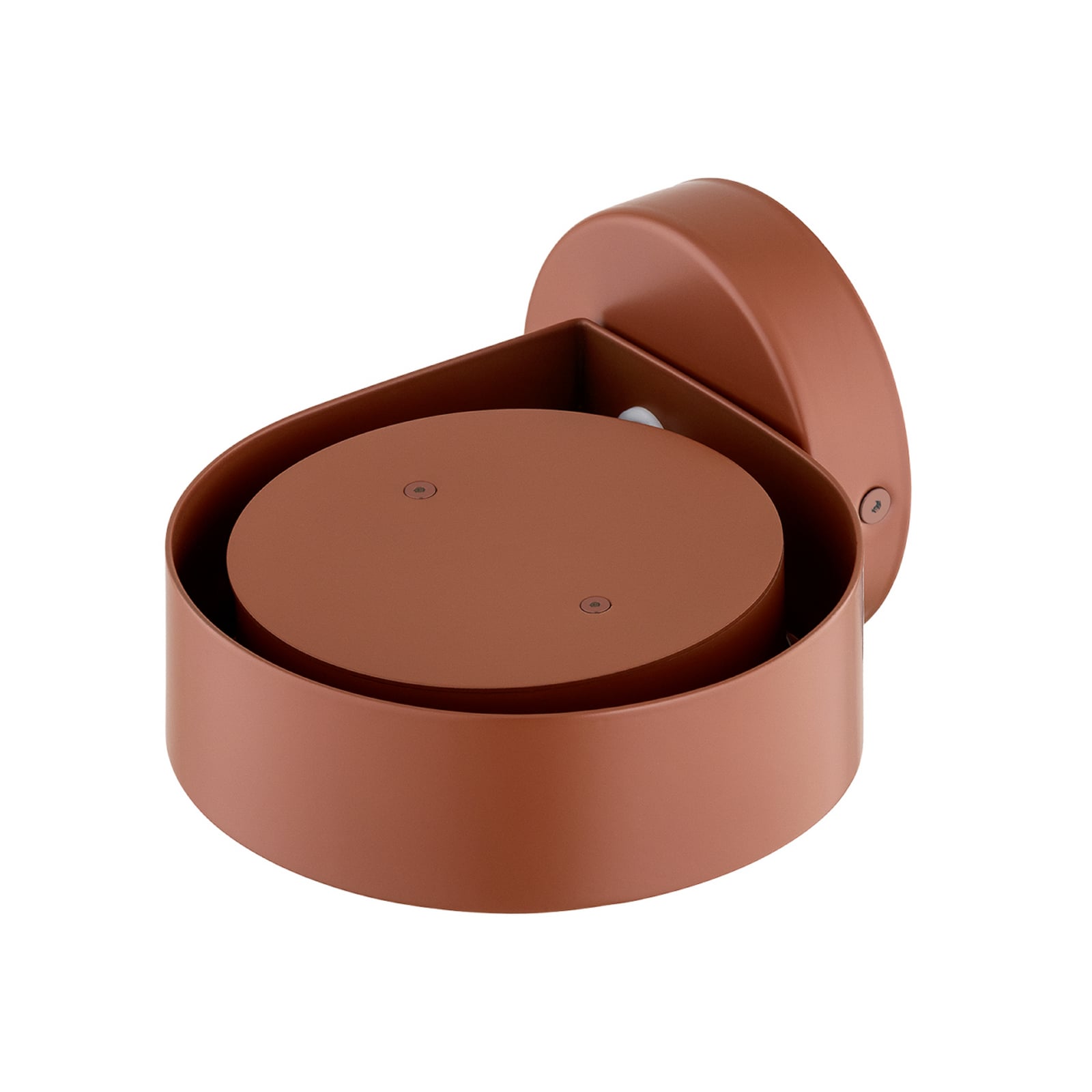 Foco de pared Lili, terracota, Ø 14 cm, GX53