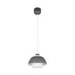 Hanglamp Tilos, antraciet, Ø 30 cm, metaal/glas, E27