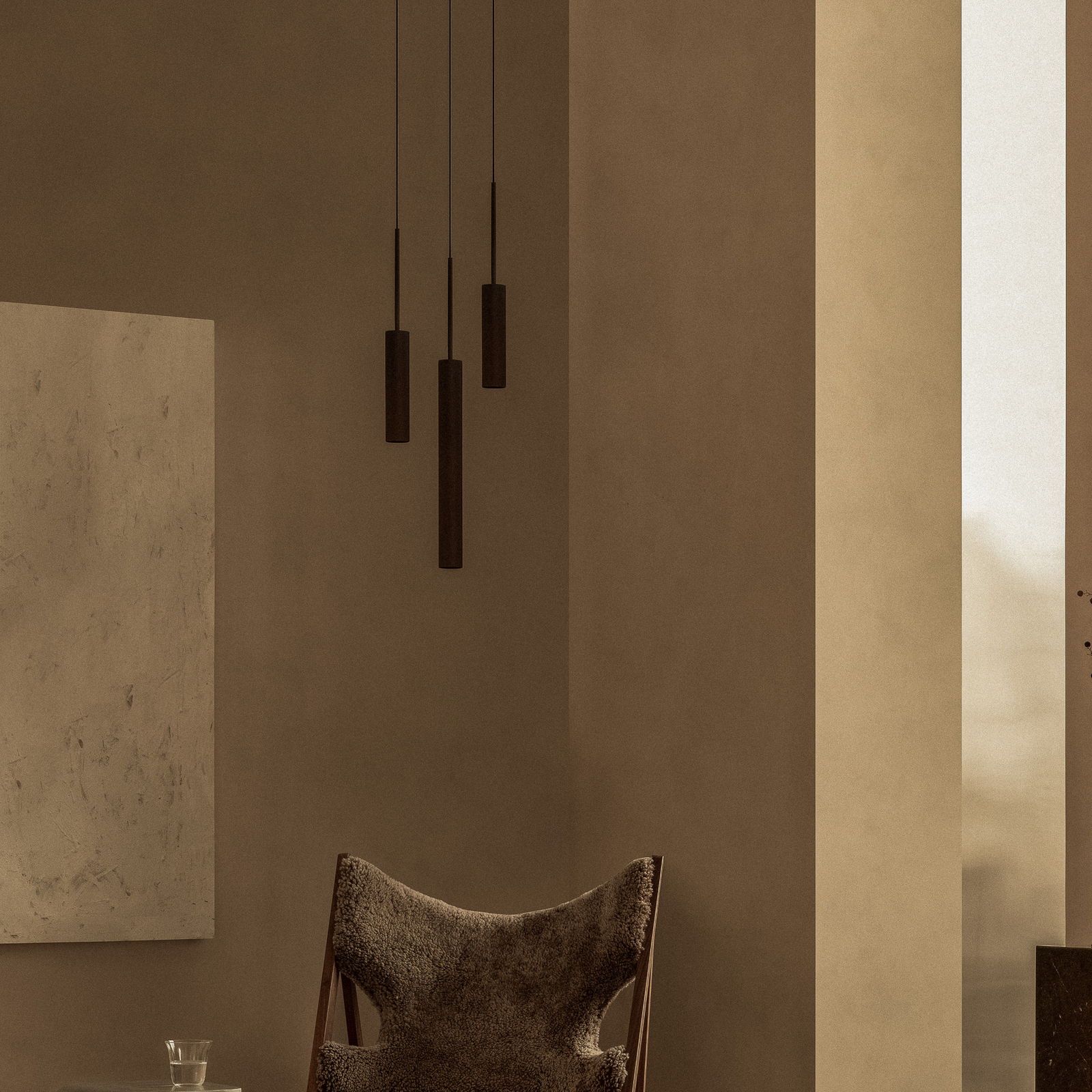 Tubulaire 3 Suspension Alu/Anodized Bronzed - Audo Copenhagen