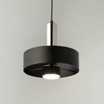 Hängeleuchte Rif Lux, schwarz/silber, Ø 25 cm, Stahl